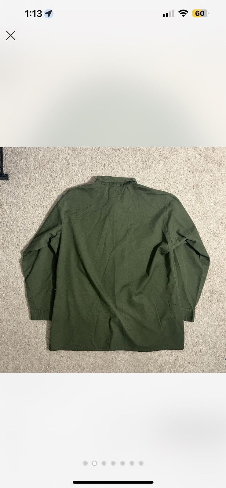 Vintage Vintage 1981 U.S Army Air Force Button Down Size US L / EU 52-54 / 3 - 2 Thumbnail