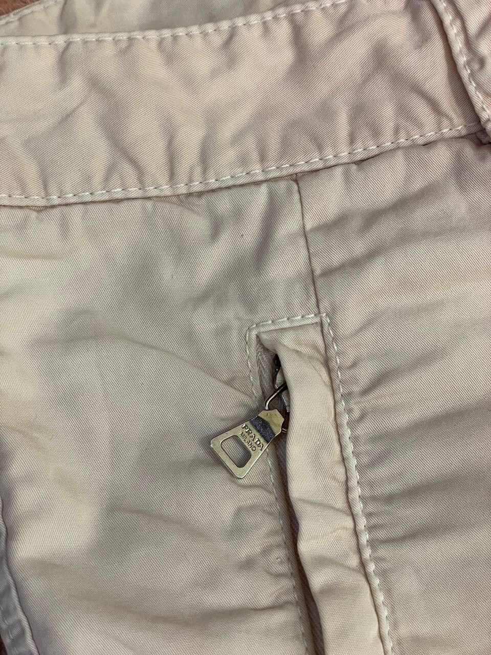 Prada Prada Vintage Womens Red Tab Cargo Pants Size 27" / US 4 / IT 40 - 7 Thumbnail