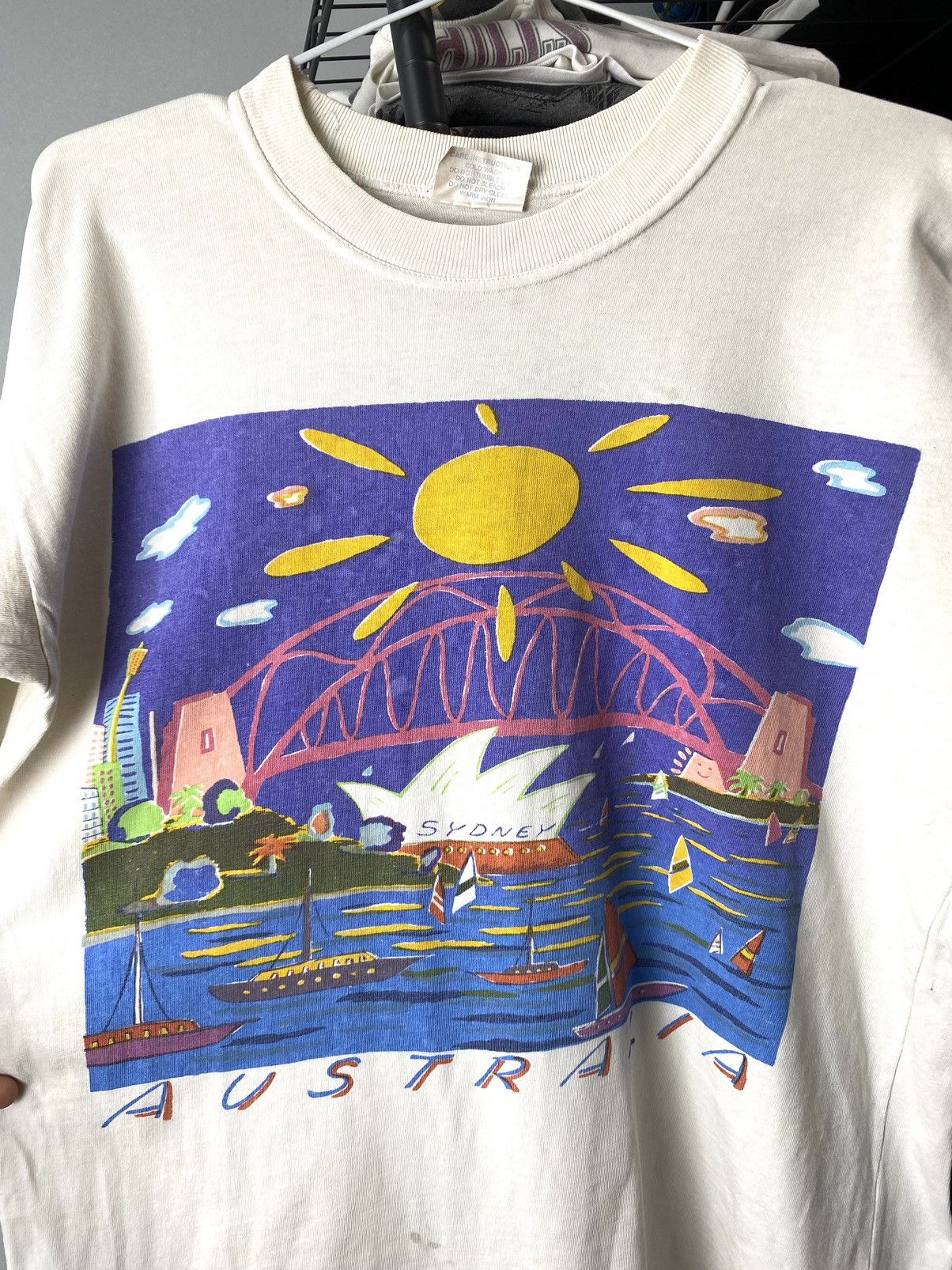 Vintage Vintage 1990’s Australia Art T Shirt Single Stitch Picasso Size US L / EU 52-54 / 3 - 2 Thumbnail