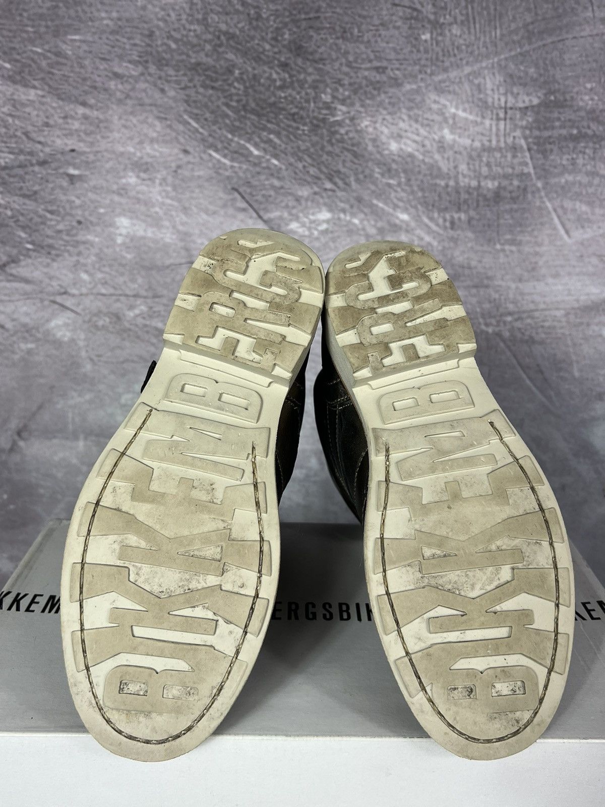 Dirk Bikkembergs Dirk Bikkembergs Archival Crumpled Gold Engineered Boots Size US 5 / EU 37 - 8 Thumbnail