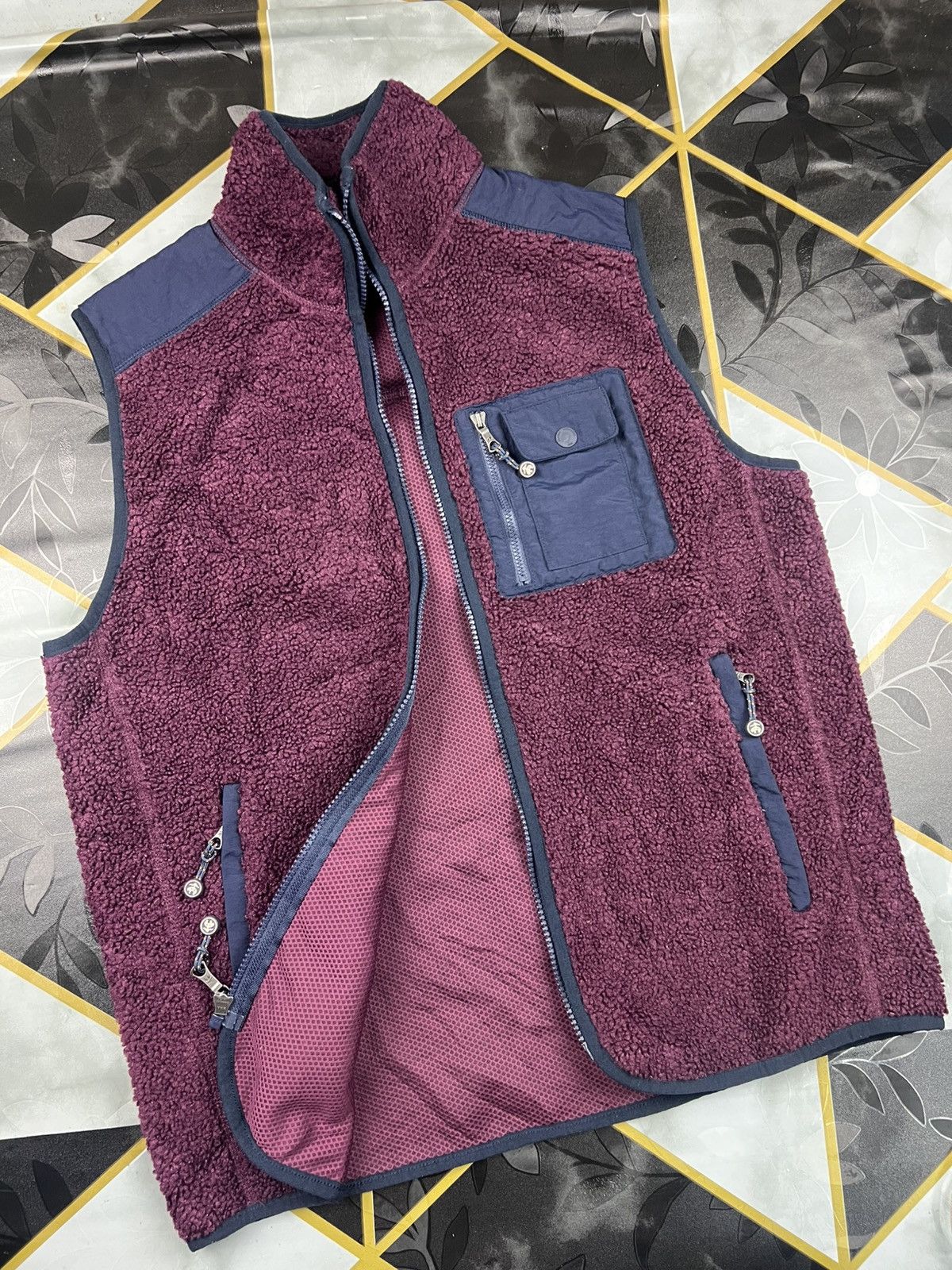 Brooks Brothers Brook Brothers Men’s Sherpa Fleece Vests Size US S / EU 44-46 / 1 - 1 Thumbnail