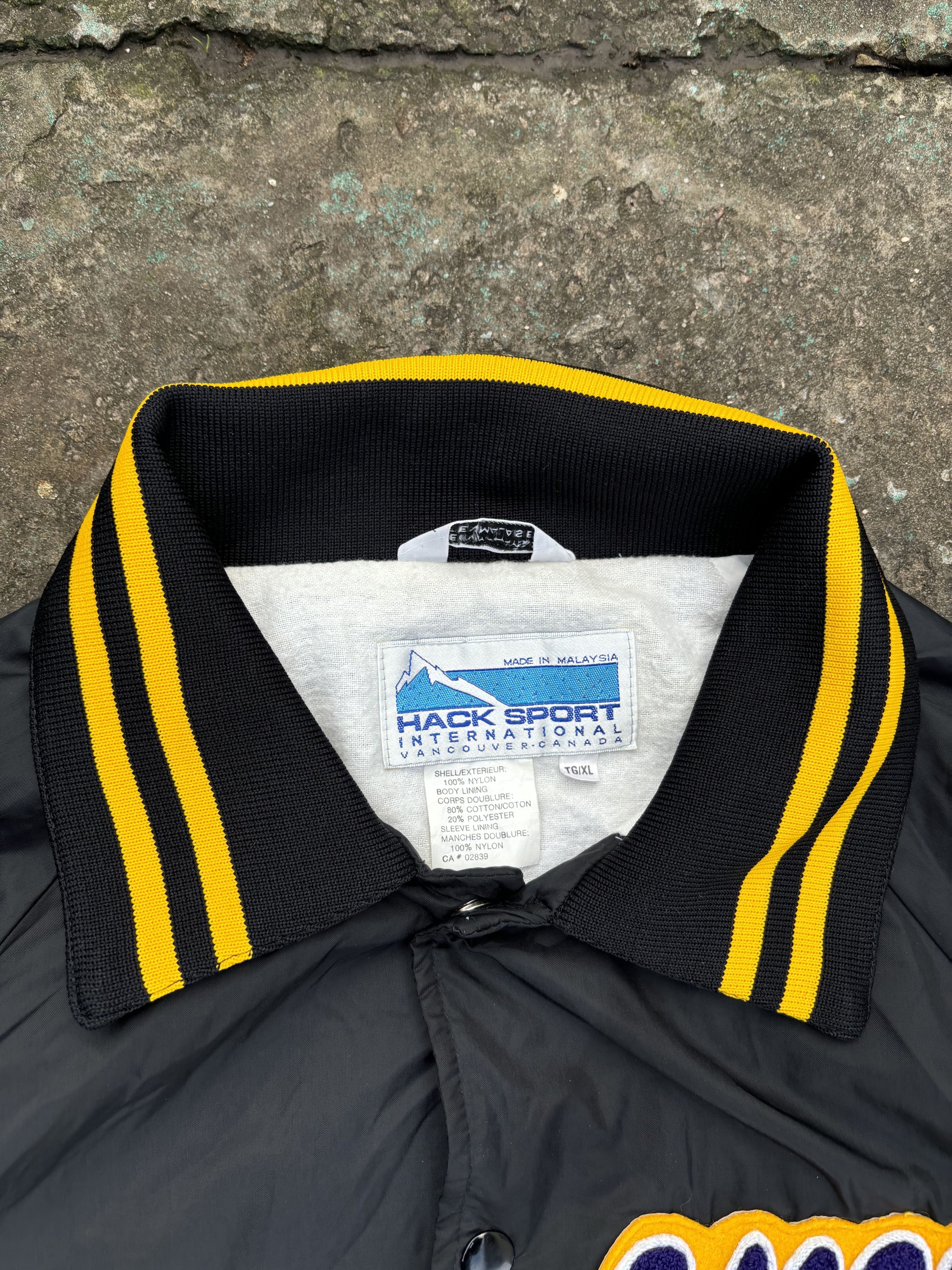Salem Sportswear Vintage 80s Hack Sport Army Navy Air Force Nylon Jacket Size US XL / EU 56 / 4 - 3 Thumbnail