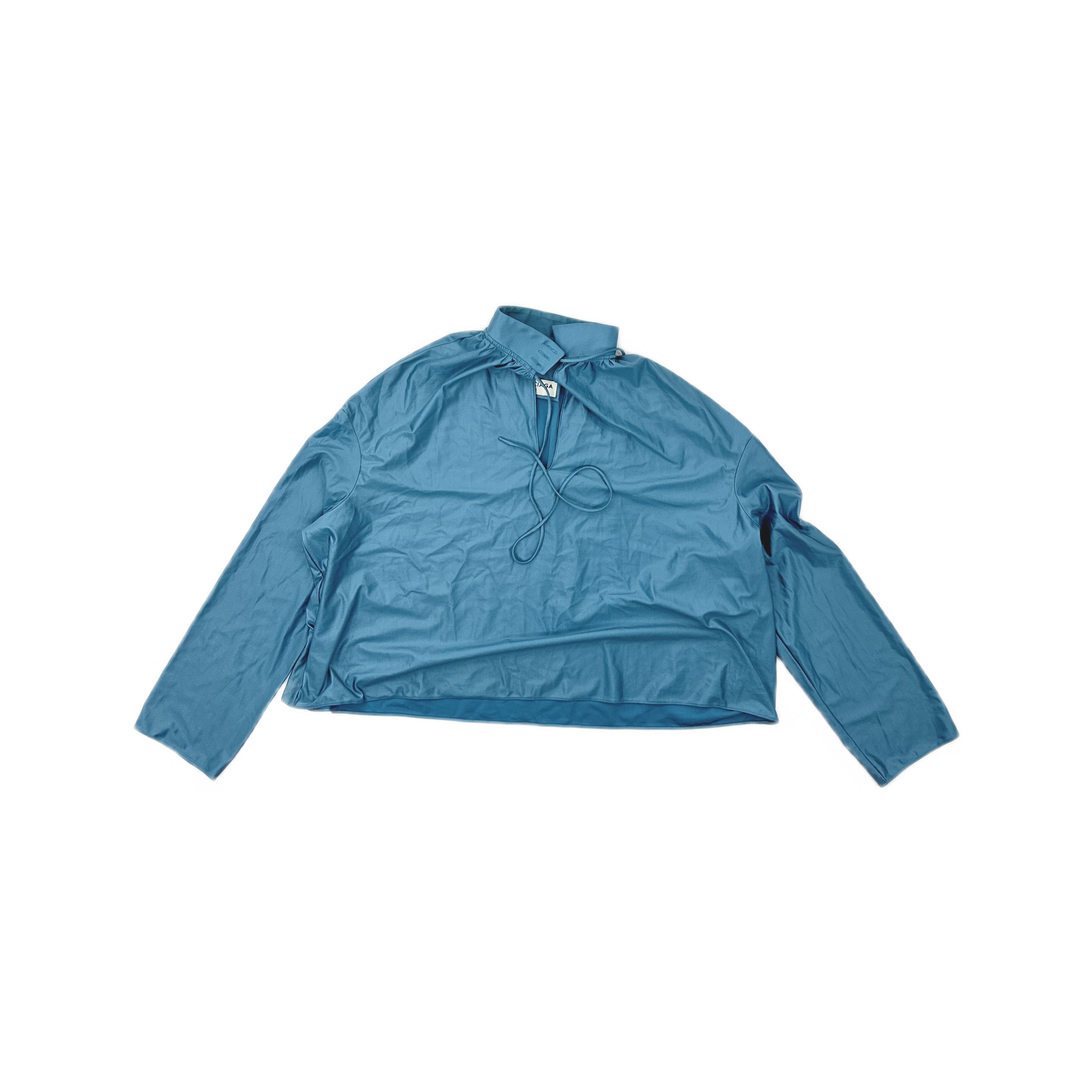 Balenciaga Balenciaga Blue High Neck Long Sleeve Top Size 38 Size XS / US 0-2 / IT 36-38 - 1 Thumbnail