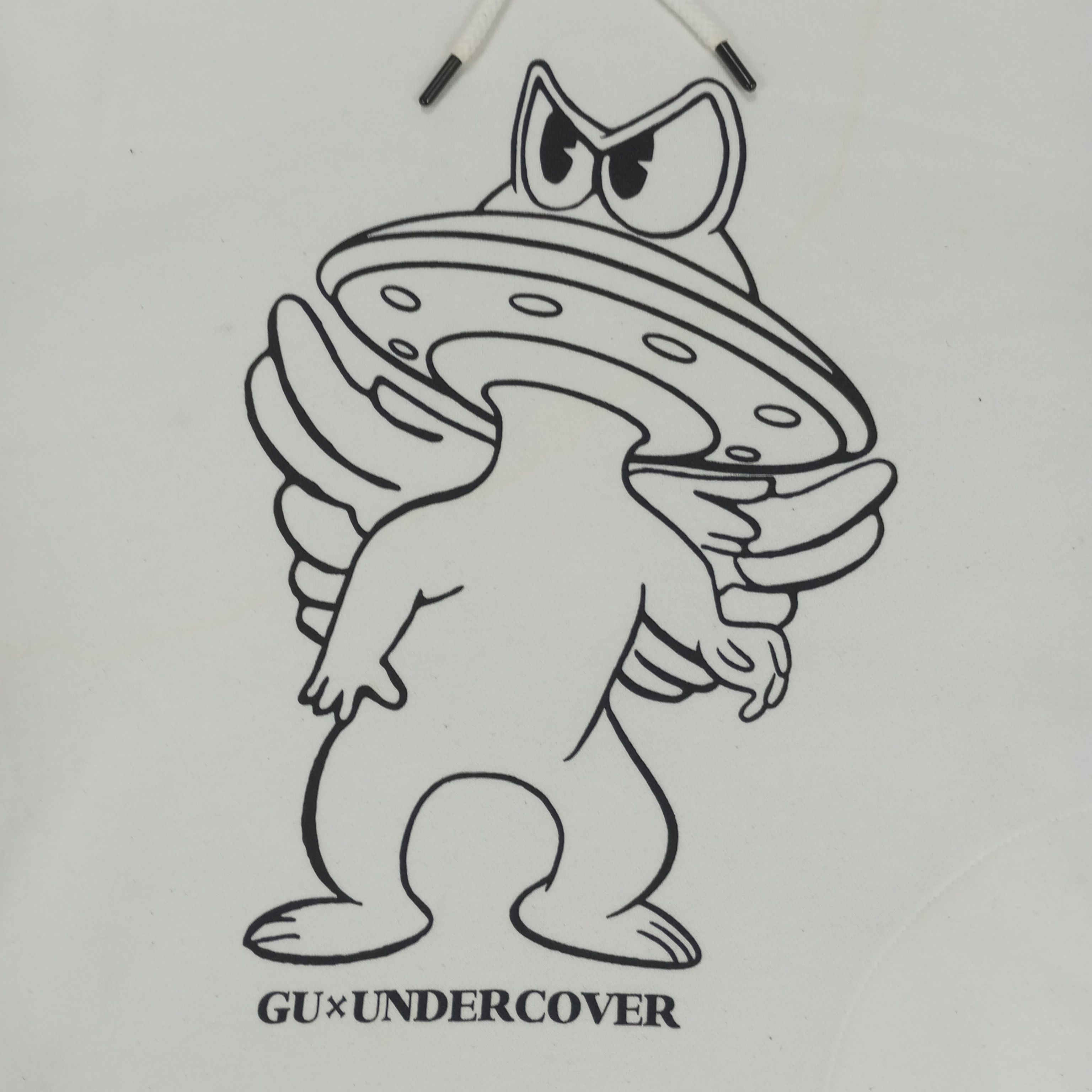 GU × Undercover × Vintage GU X Undercover Japanese Brand Custom Logo Style Hoodies Size US M / EU 48-50 / 2 - 2 Thumbnail