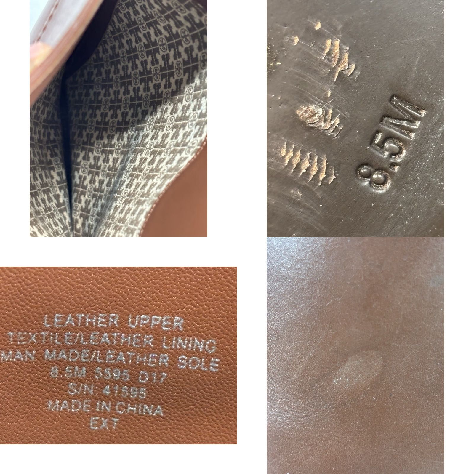 Tory Burch TORY BURCH Riding Boot Brown Leather Knee High 8.5 M Women Logo Side Zip Leather Lining Classic Leather Outsole Size US 8.5 / IT 38.5 - 8 Thumbnail