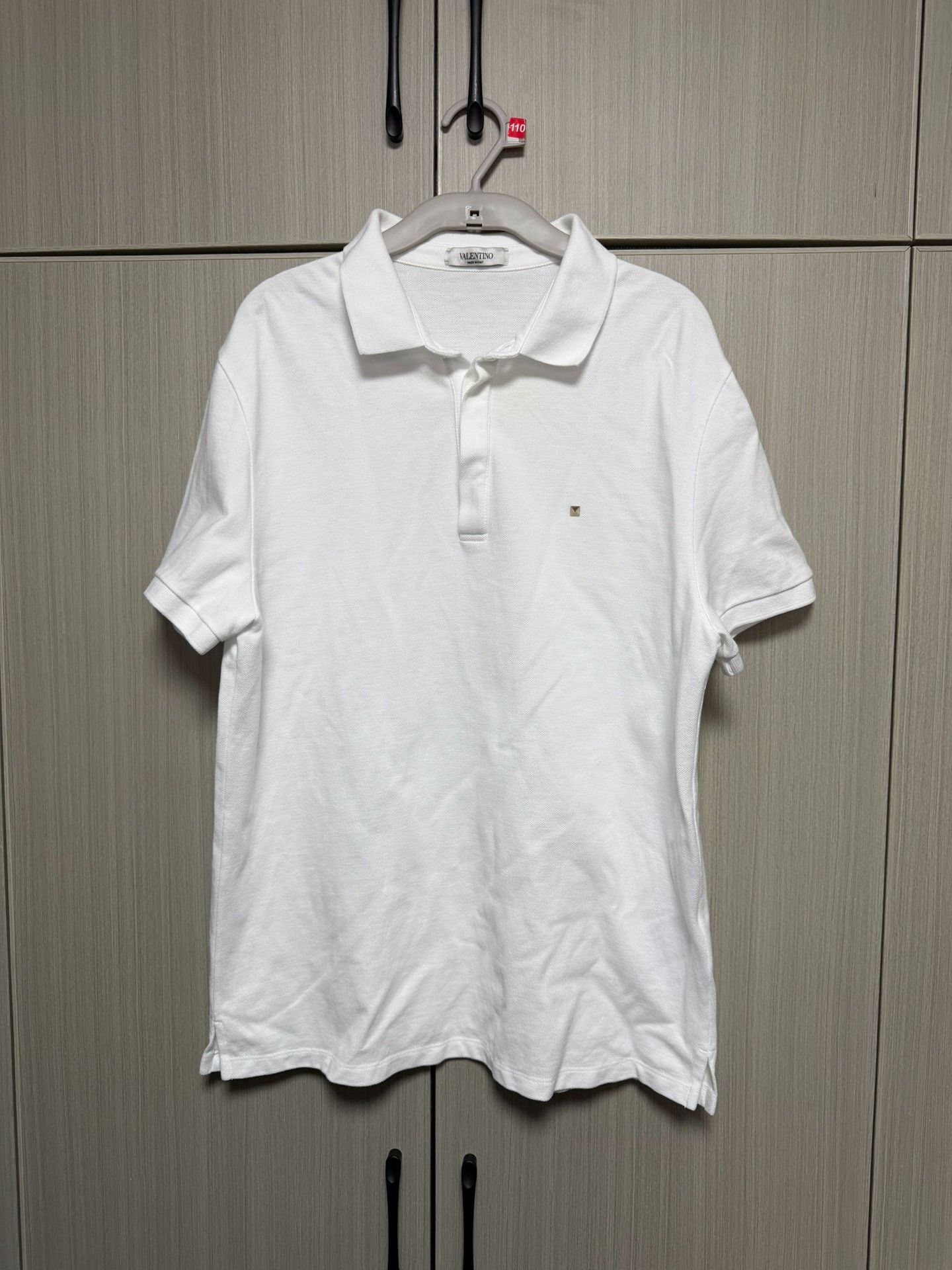 Valentino Valentino White Polo m Men Size US M / EU 48-50 / 2 - 1 Thumbnail