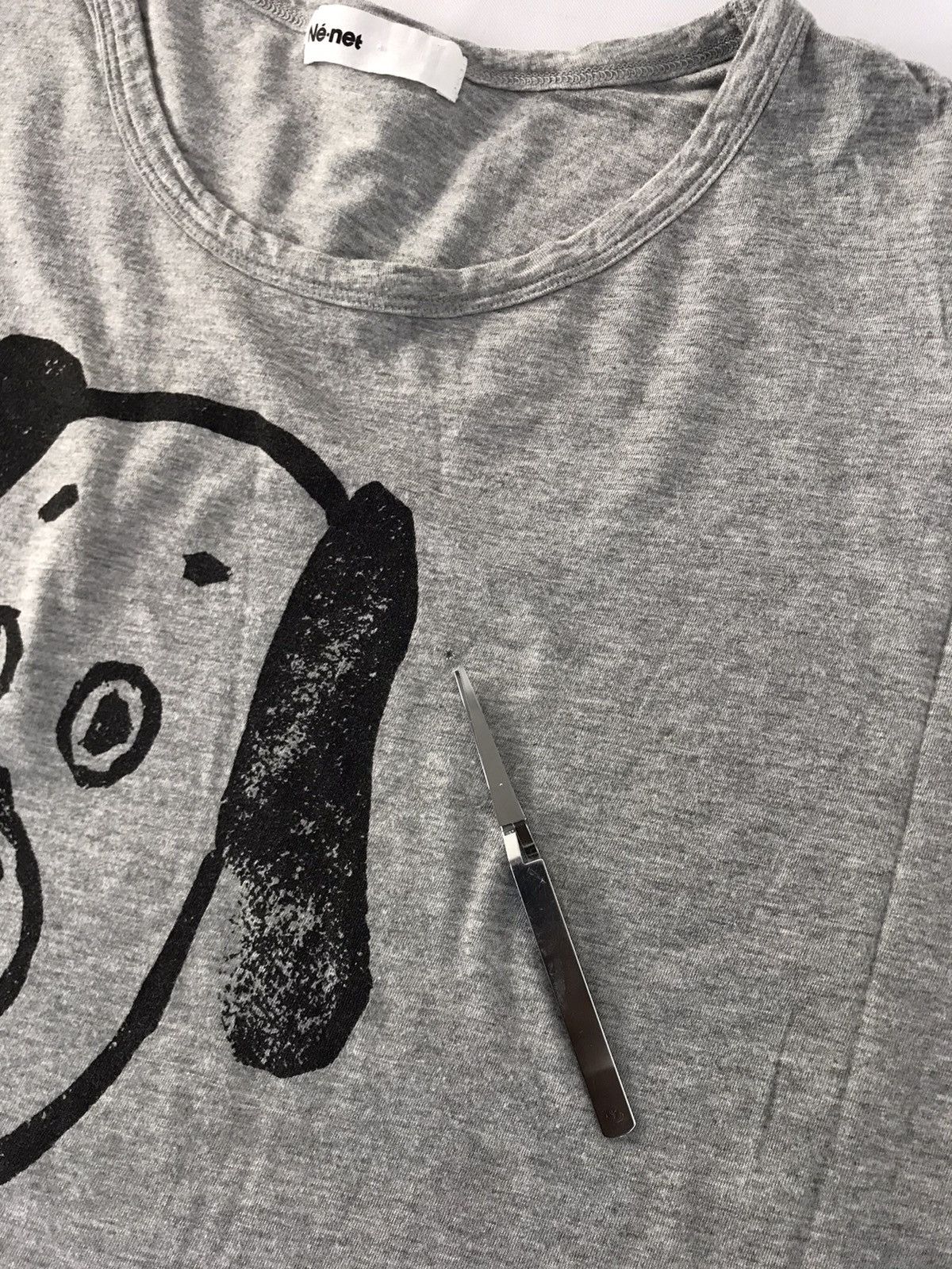 Issey Miyake Issey Miyake Ne-net Dog Logo Longsleeve Printed Tee Size ONE SIZE - 14 Thumbnail