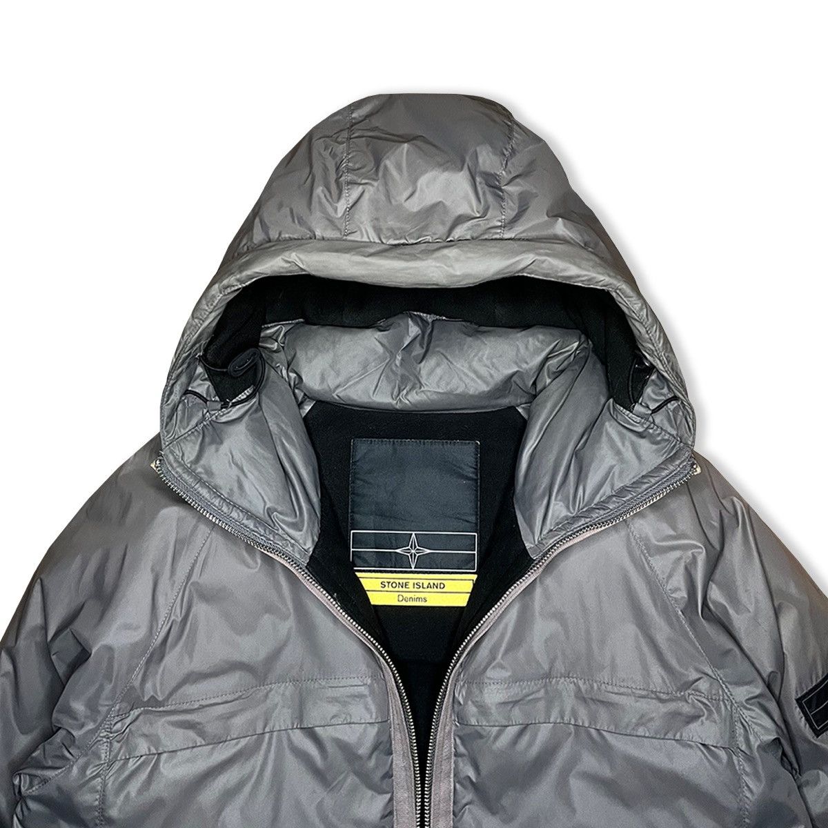 Stone Island 2009 Stone Island Denims Technical Fleece Lined Puffer Size US XL / EU 56 / 4 - 6 Thumbnail