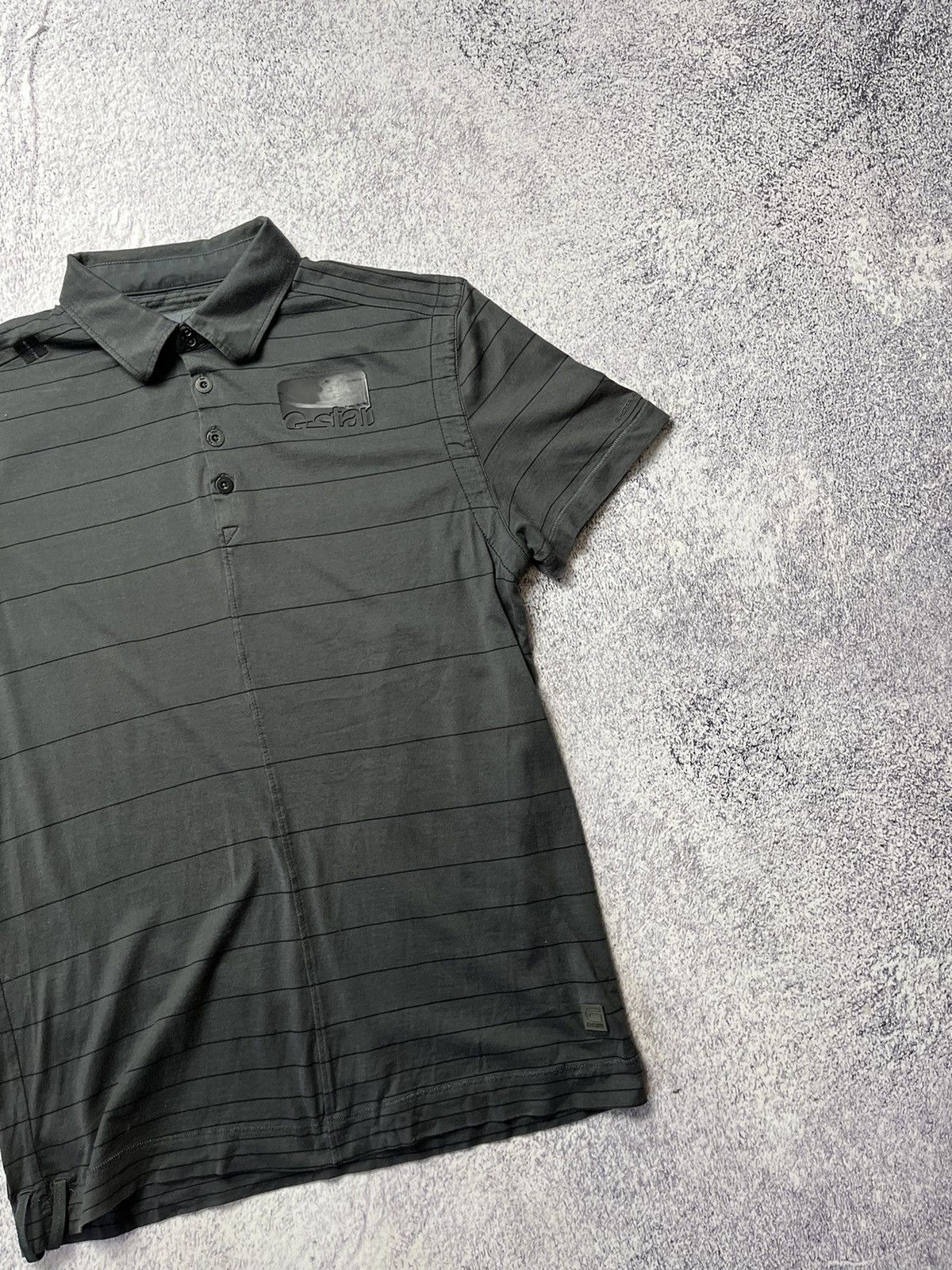 G-Star Vintage G star raw stripe polo Size US M / EU 48-50 / 2 - 3 Thumbnail