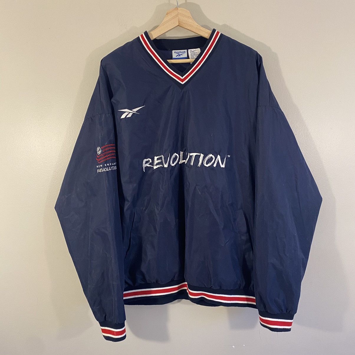 Reebok × Vintage Vintage Reebok NE Revolution Soccer Jacket XL Size US XL / EU 56 / 4 - 1 Thumbnail