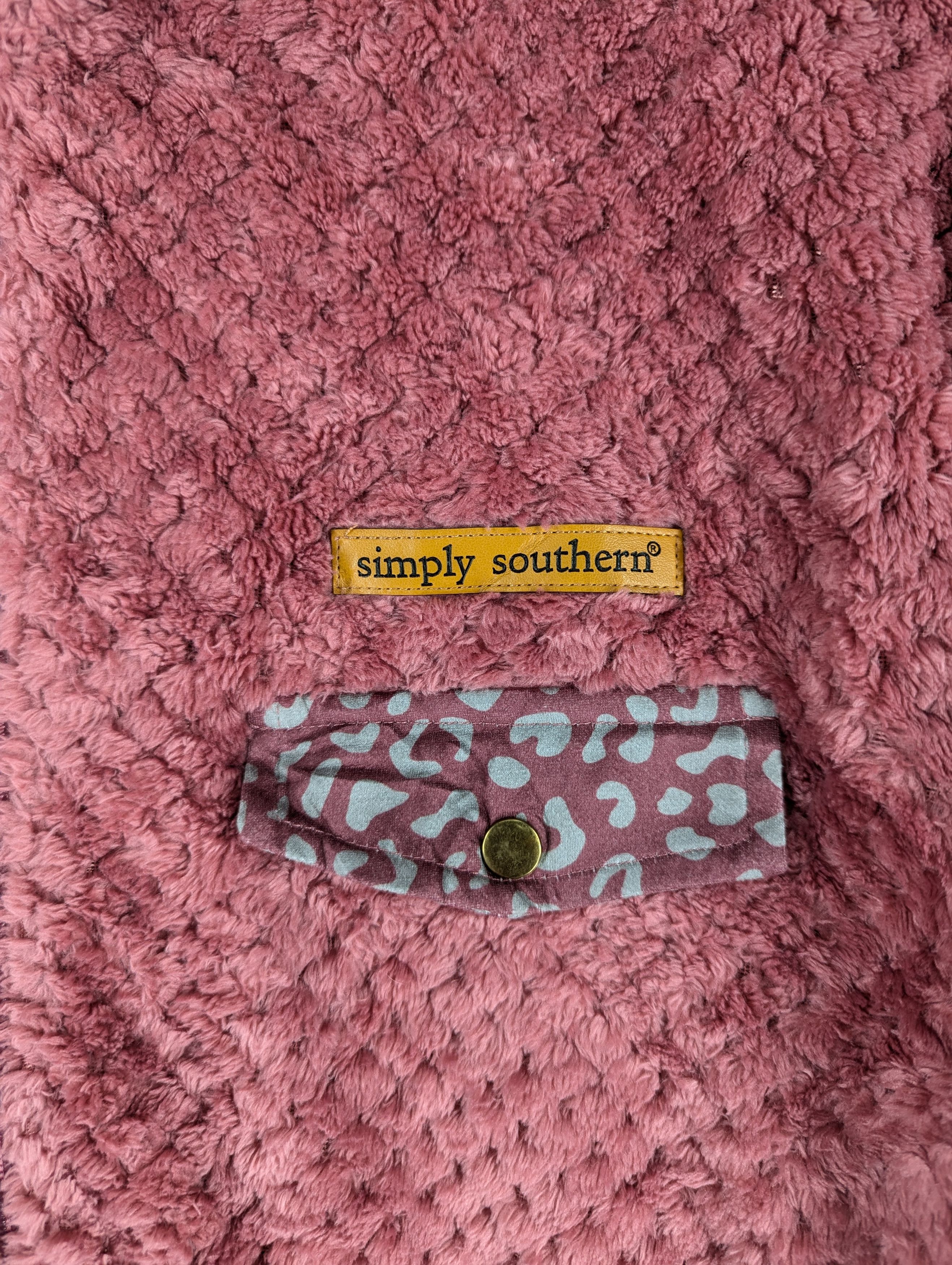 Japanese Brand Simply Southern Micro Fleece Zipper Jacket Size US L / EU 52-54 / 3 - 6 Thumbnail