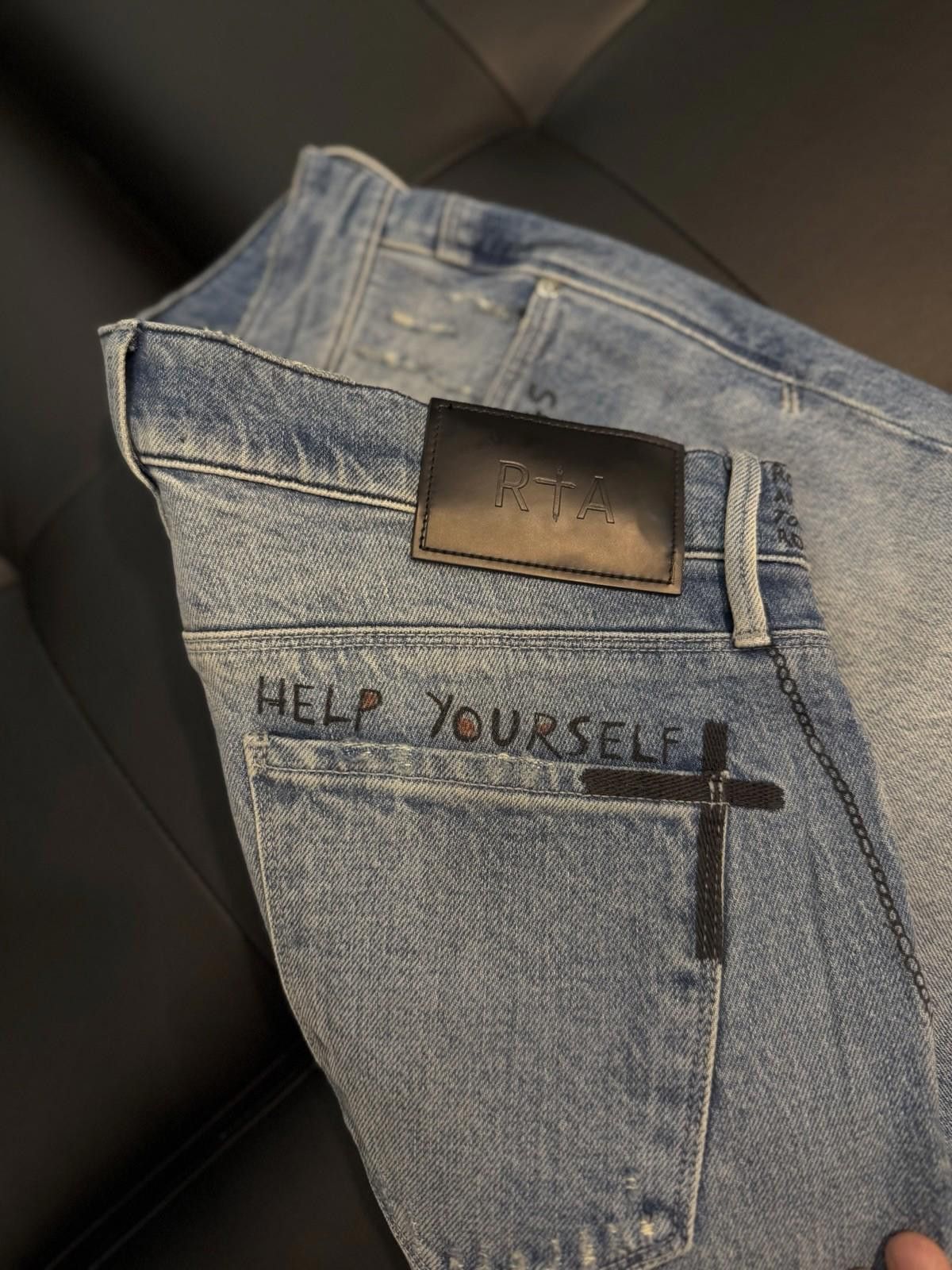 Rta RTA Men's Denim Jeans Blue Size 31 Authentic $350 Retail Size US 31 - 10 Thumbnail