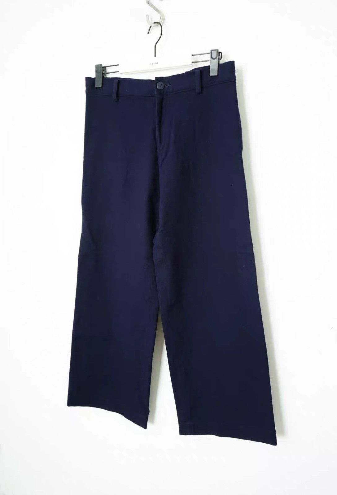 Yohji Yamamoto Yohji Yamamoto Limi Feu Wool Wide-Leg Straight Pants Size US 32 / EU 48 - 2 Thumbnail