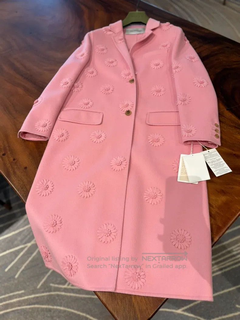 Valentino Valentino Three-dimensional wool coat Size S / US 4 / IT 40 - 3 Thumbnail