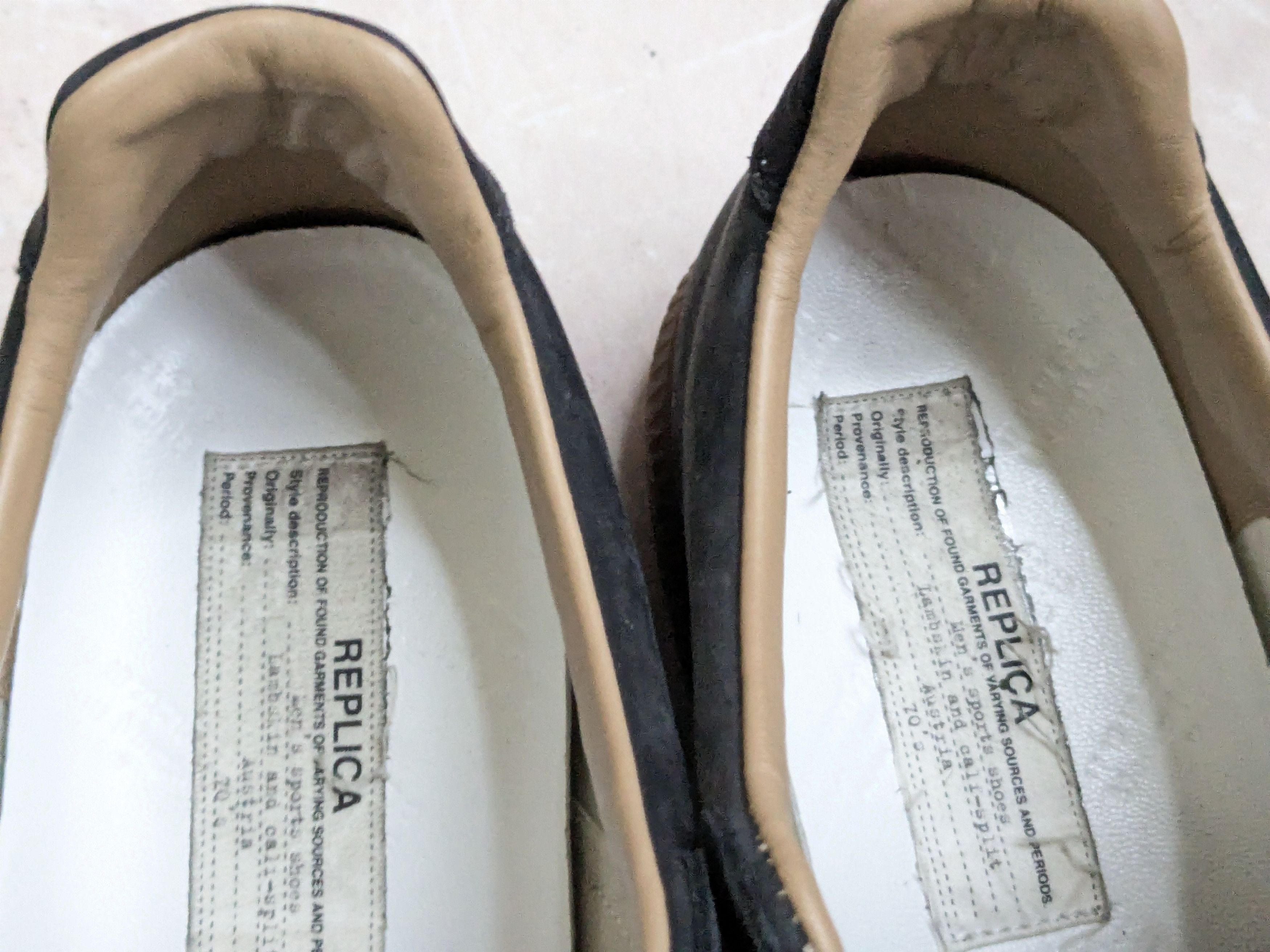 Maison Margiela Maison Margiela Replica GAT Black Paint Splatter 9 42 Size US 9 / EU 42 - 6 Thumbnail