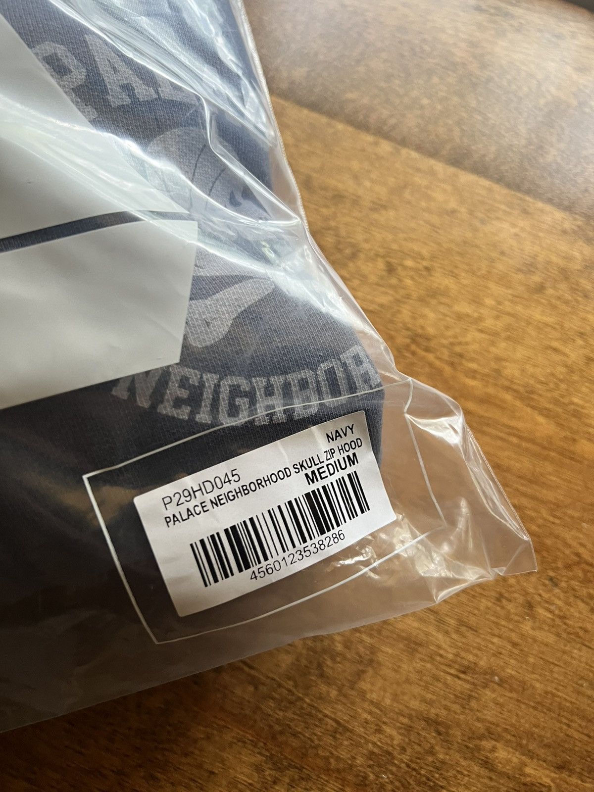 Palace Palace X Neighborhood Skull Zip Hoodie Navy Size US M / EU 48-50 / 2 - 6 Thumbnail