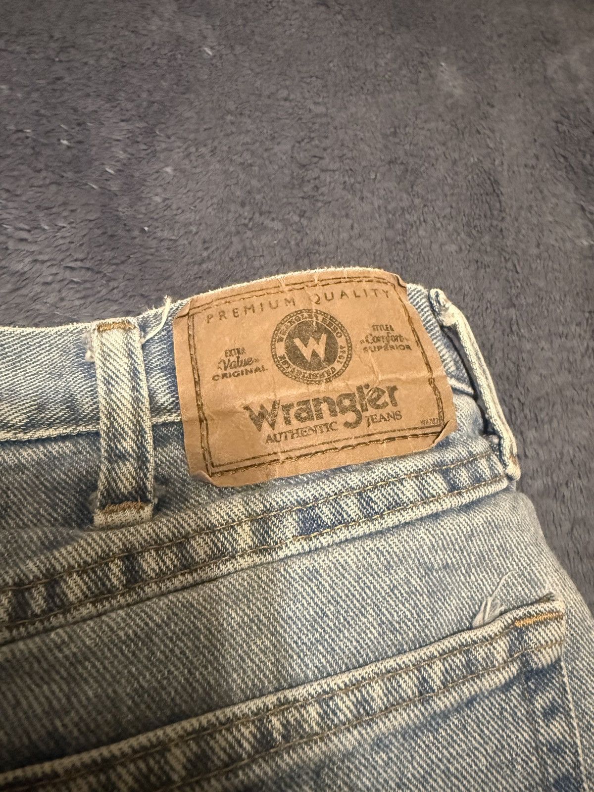 Wrangler Vintage 2000’s Wranger Relaxed Fit Mens Jeans Size US 36 / EU 52 - 4 Thumbnail