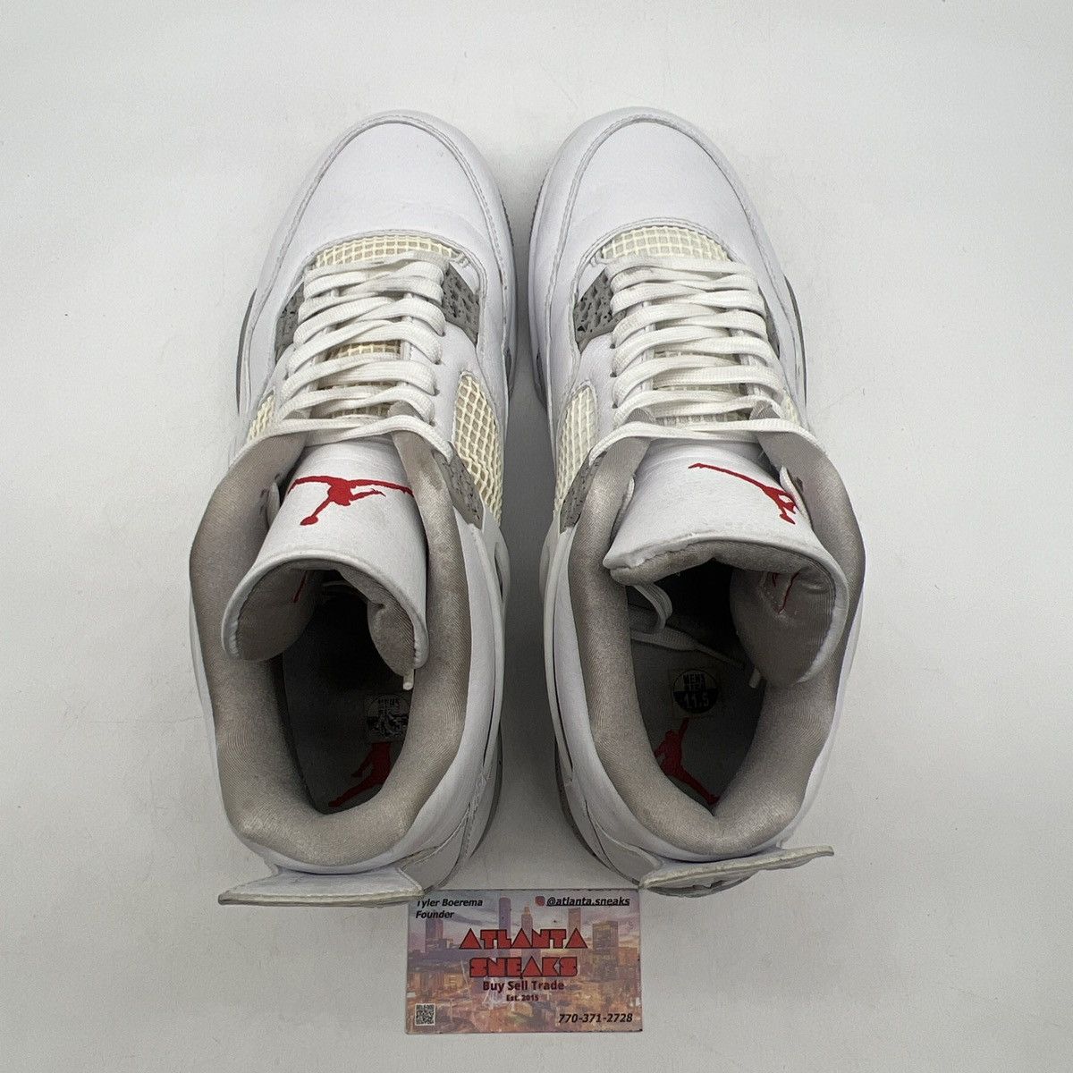 Jordan Brand Air Jordan 4 white Oreo Size US 11.5 / EU 44-45 - 6 Thumbnail