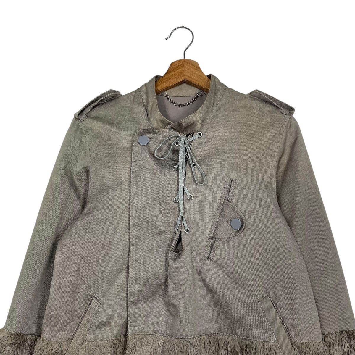 Maison MIHARA YASUHIRO Mihara Yasuhiro Fur Mix Rider Jacket Size M / US 6-8 / IT 42-44 - 2 Thumbnail
