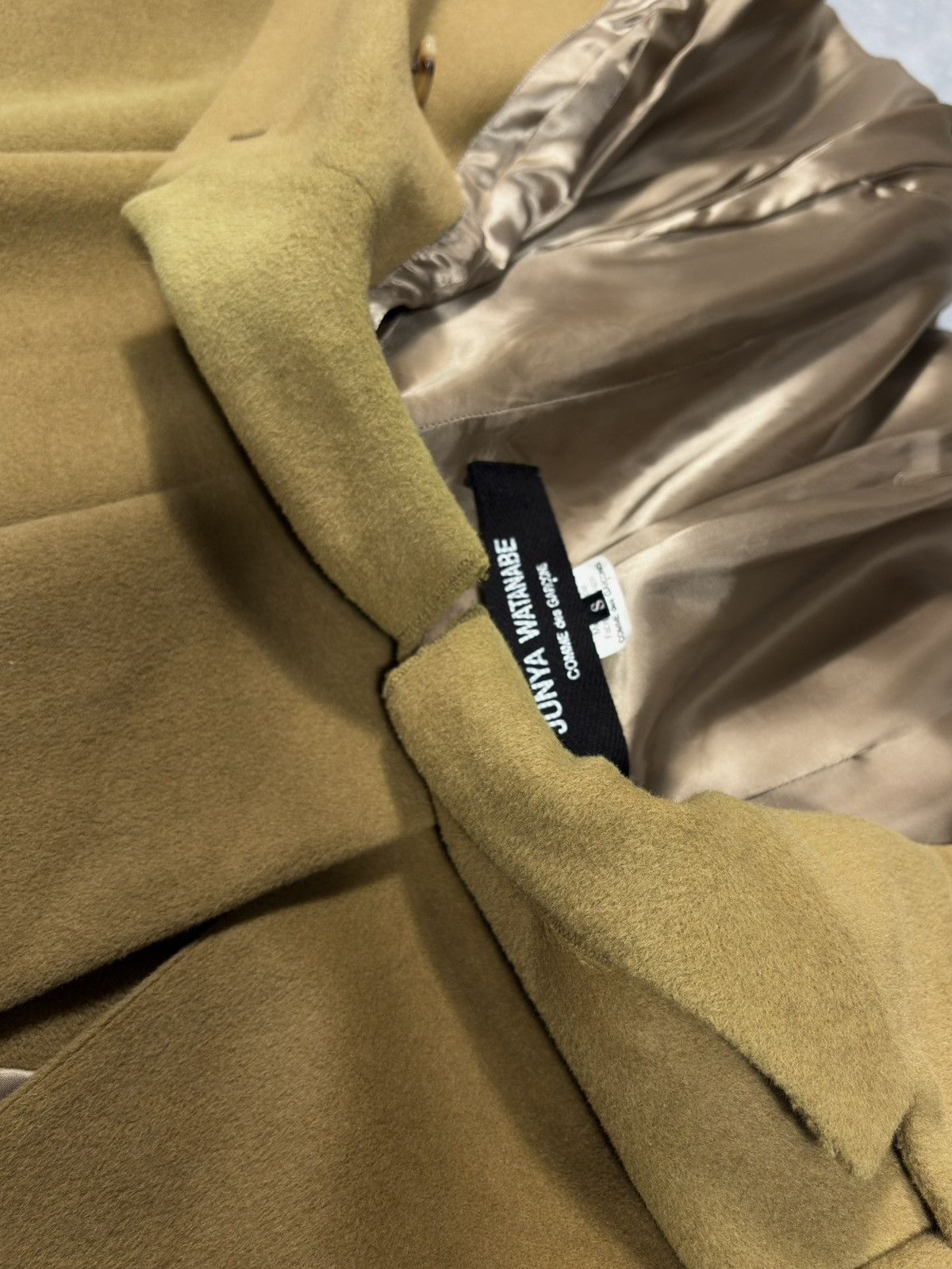 Junya Watanabe Junya Watanabe AW12 Angora/Wool Cape Coat Size US S / EU 44-46 / 1 - 21 Thumbnail