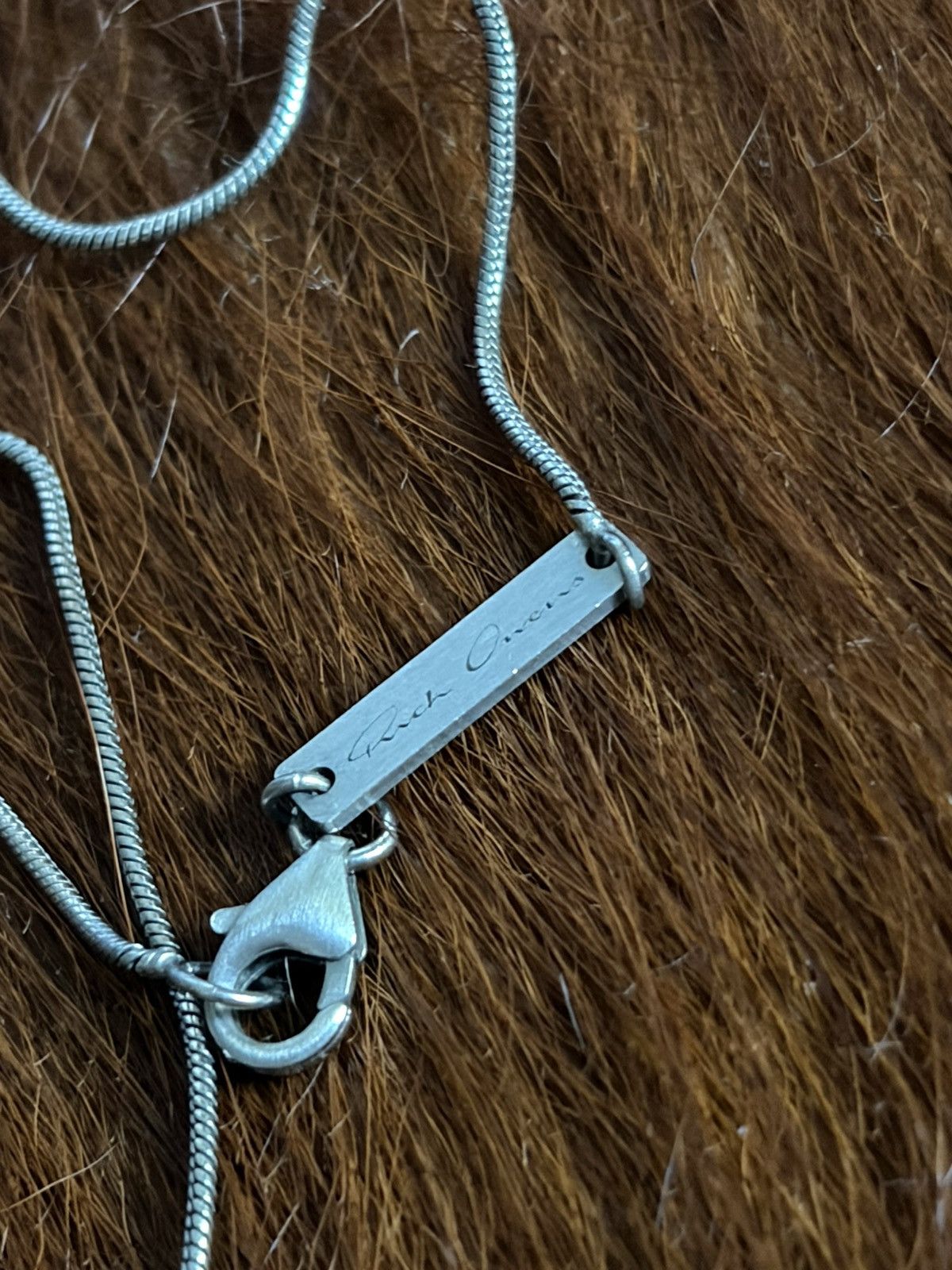Rick Owens Pentagram Charm Necklace Size ONE SIZE - 3 Thumbnail