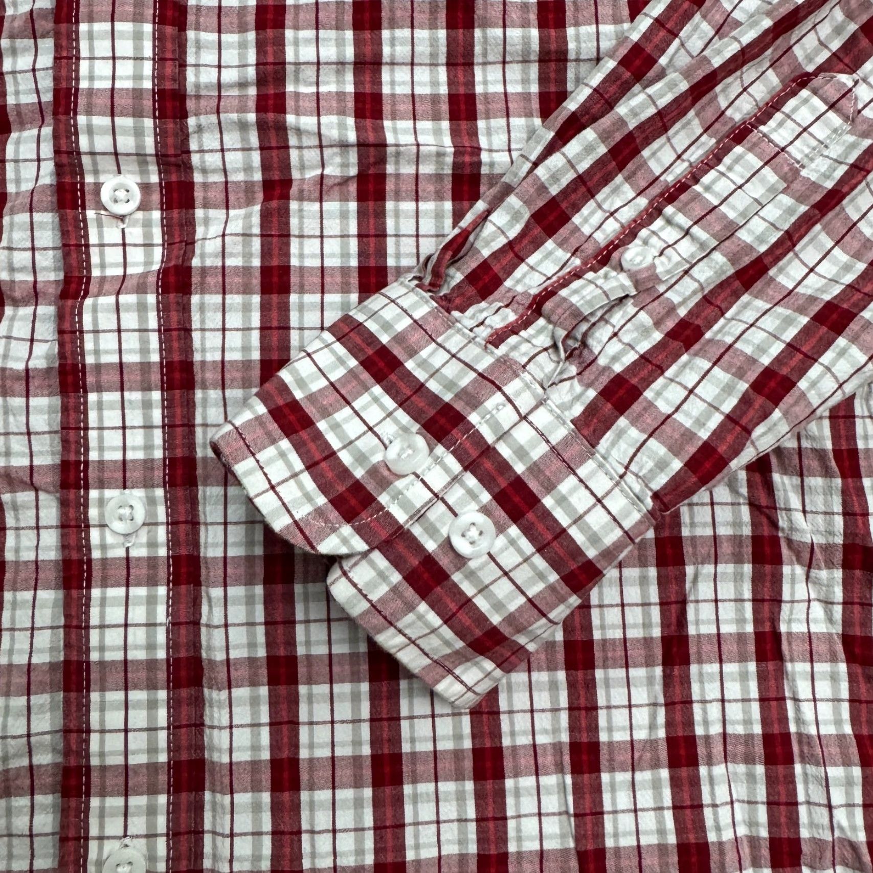 Wrangler Wrangler George Strait Western Shirt Men 2XL Red Plaid Cotton Button-Down Size US XXL / EU 58 / 5 - 6 Thumbnail