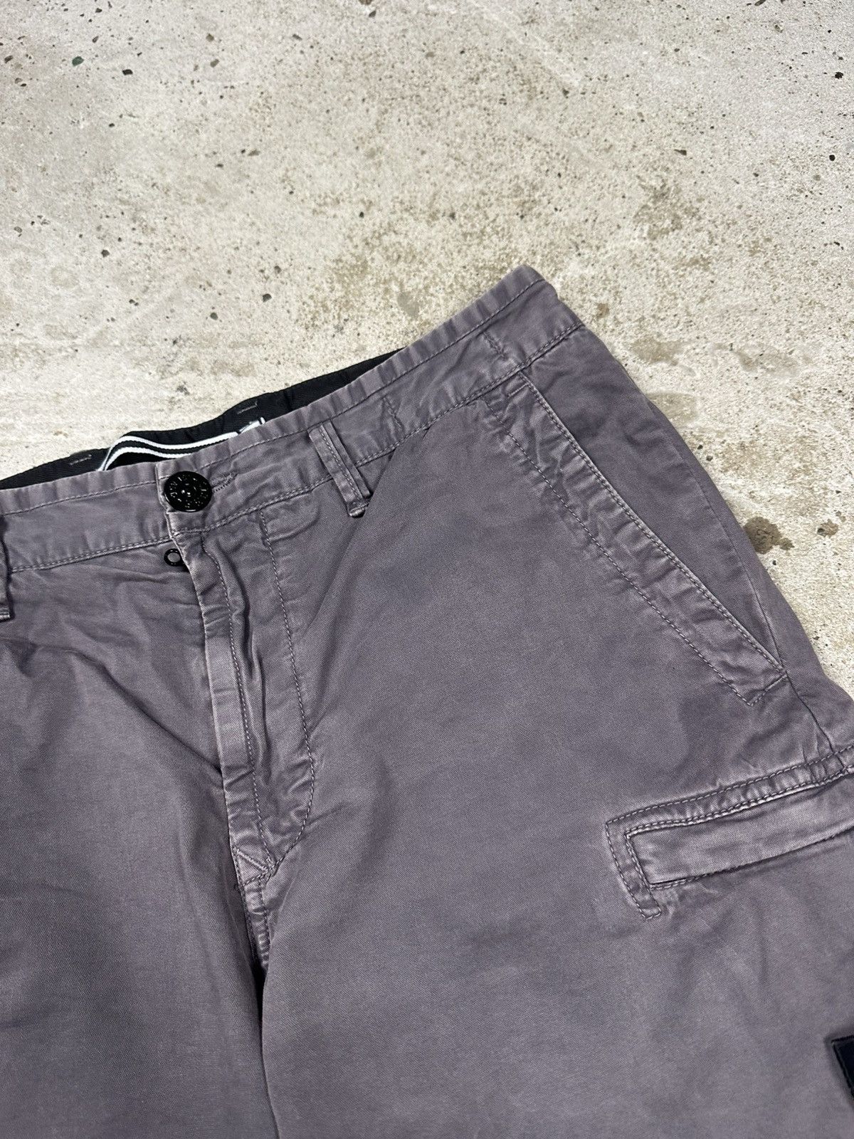 Stone Island Stone Island Type SL Faded Cargo Shorts Size US 30 / EU 46 - 7 Thumbnail