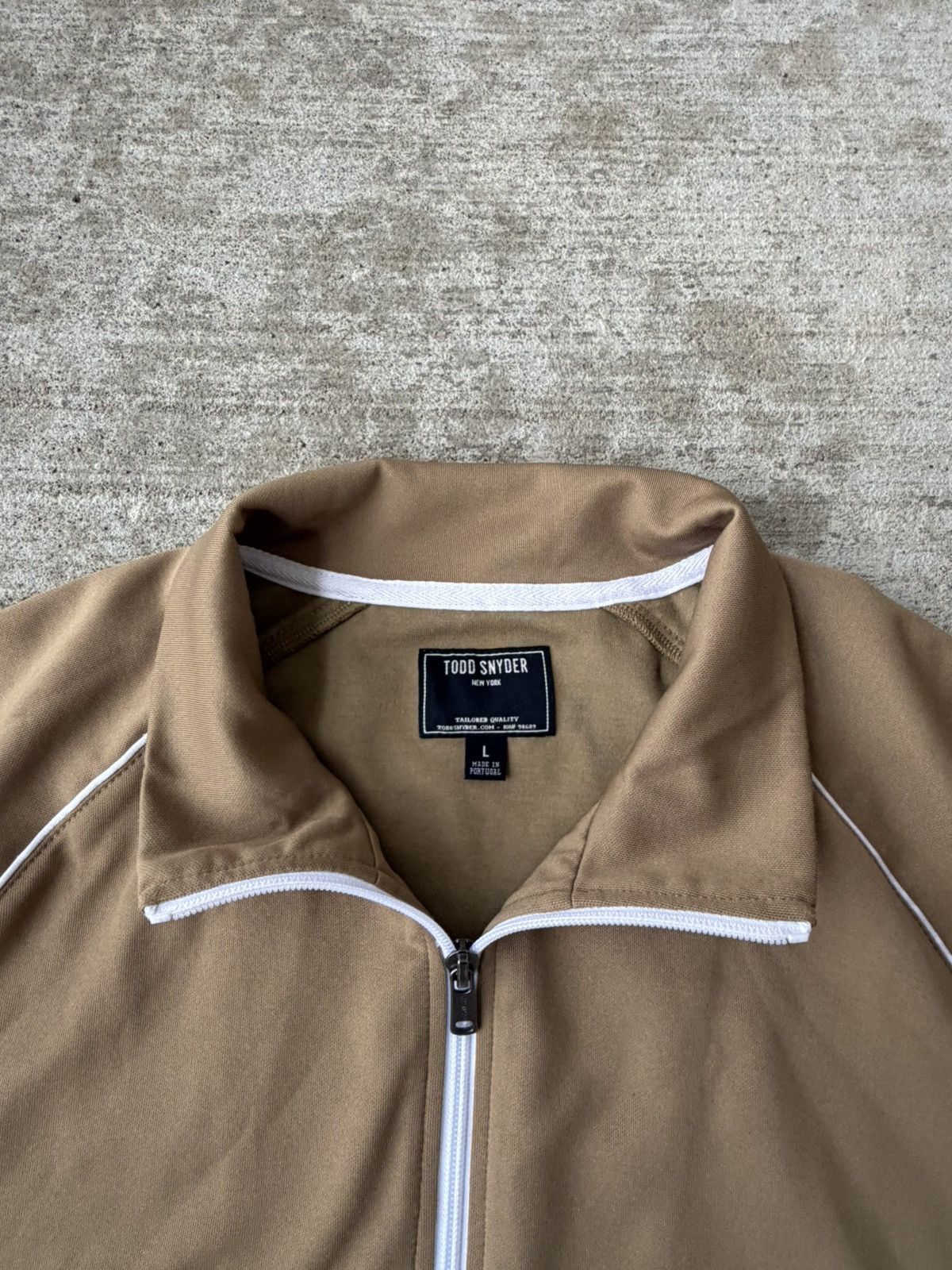 Todd Snyder Todd Snyder Knit Zip Up Track Jacket Size US L / EU 52-54 / 3 - 6 Thumbnail