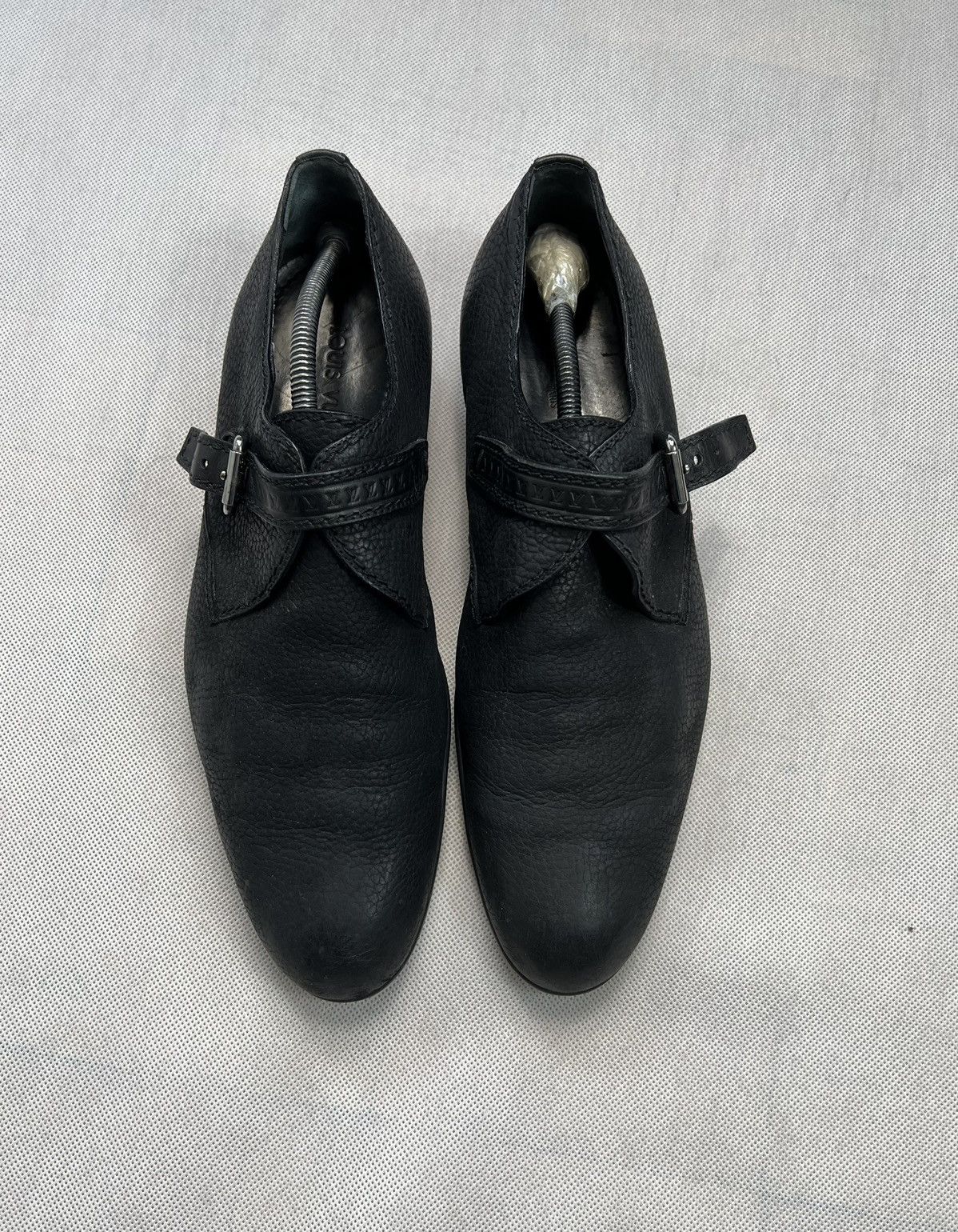 Louis Vuitton Leather Shoes Louis Vuitton Mens Black Oxford Monk Strap Size US 9.5 / EU 42-43 - 3 Thumbnail
