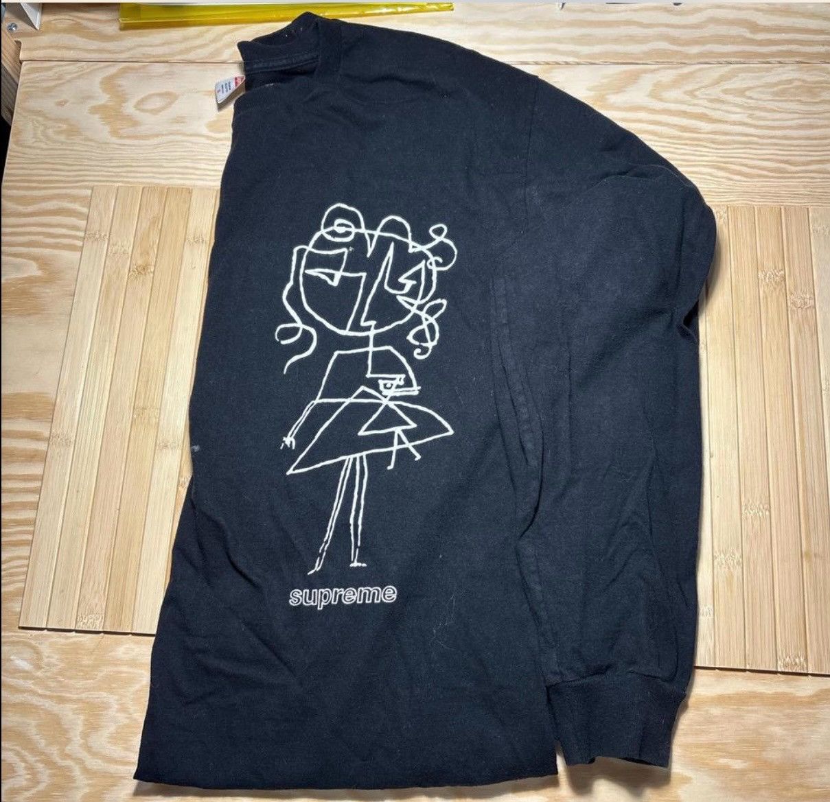 Supreme Scribble Girl (FW18) long sleeve tee