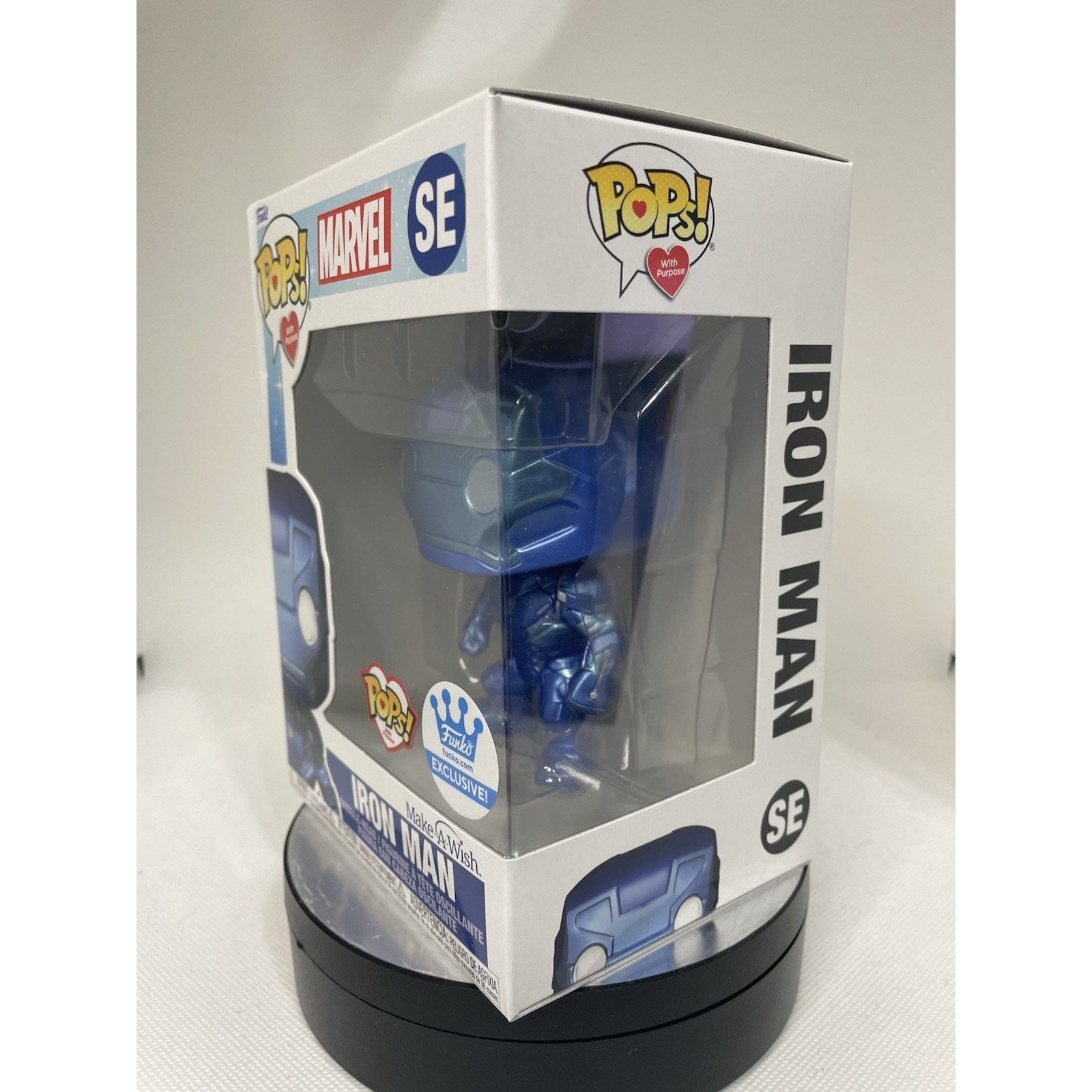 Marvel Comics Funko Pop! Iron Man Metallic - Funko Exclusive Make A Wish Size ONE SIZE - 2 Thumbnail