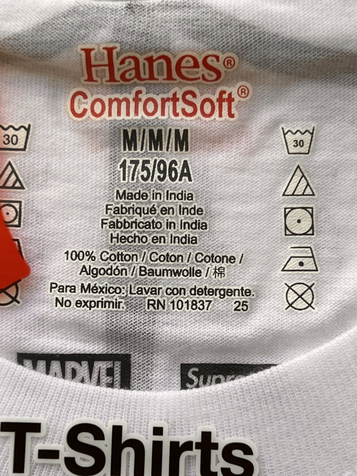 Supreme M Supreme x Marvel Spider-Man Web T-Shirt 2-Pack White Size US M / EU 48-50 / 2 - 4 Thumbnail