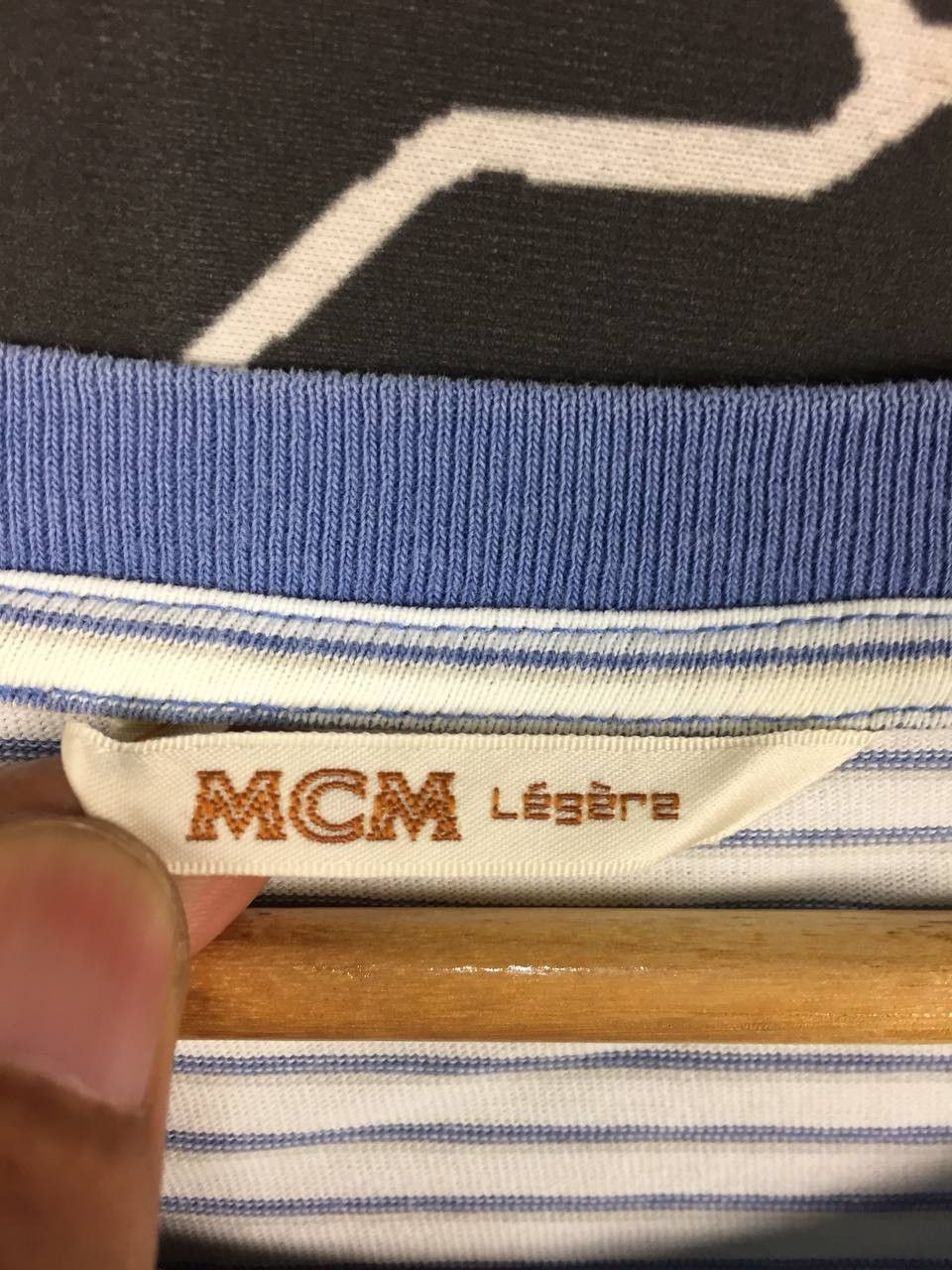 MCM Vtg MCM Modern Creation München Légère Striped Tee Size US XL / EU 56 / 4 - 10 Thumbnail