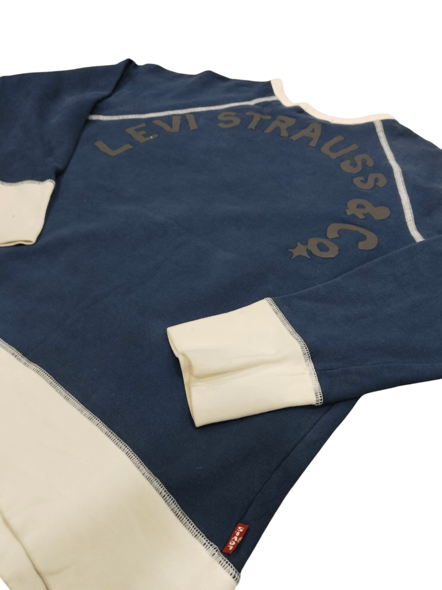 Levi's × Vintage Vintage Y2K Levis Red Tab Big Logo Sweatshirt Size US L / EU 52-54 / 3 - 4 Thumbnail
