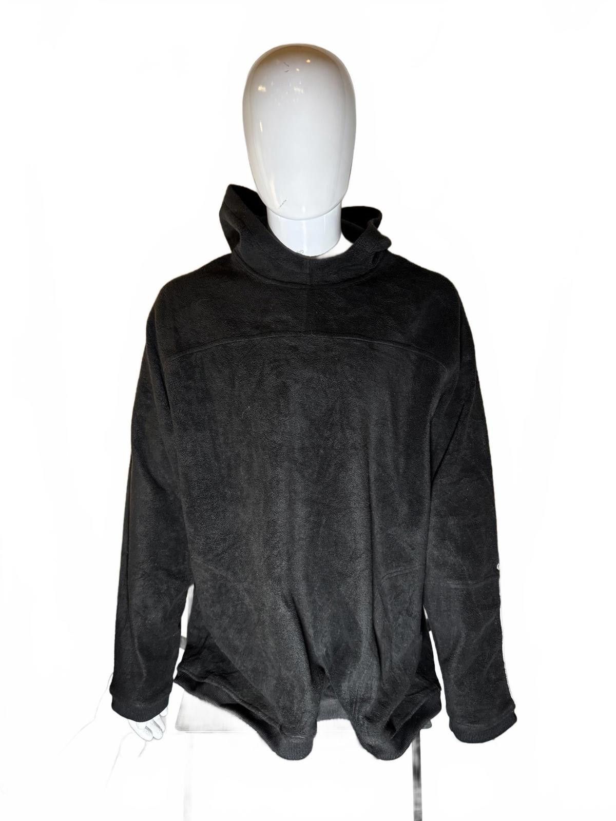 Adidas Adidas Black Fleece Hoodie with High Neck Size US XL / EU 56 / 4 - 2 Thumbnail