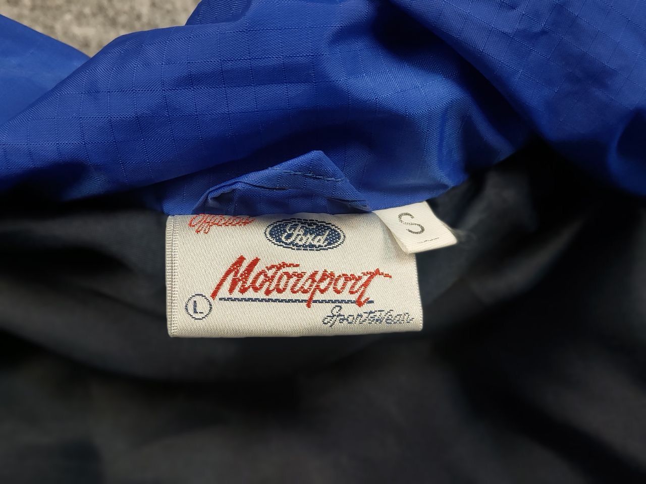 Vintage Vintage 90's Ford Motorsport Racing Winter Blue Nylon Jacket Size US S / EU 44-46 / 1 - 21 Thumbnail