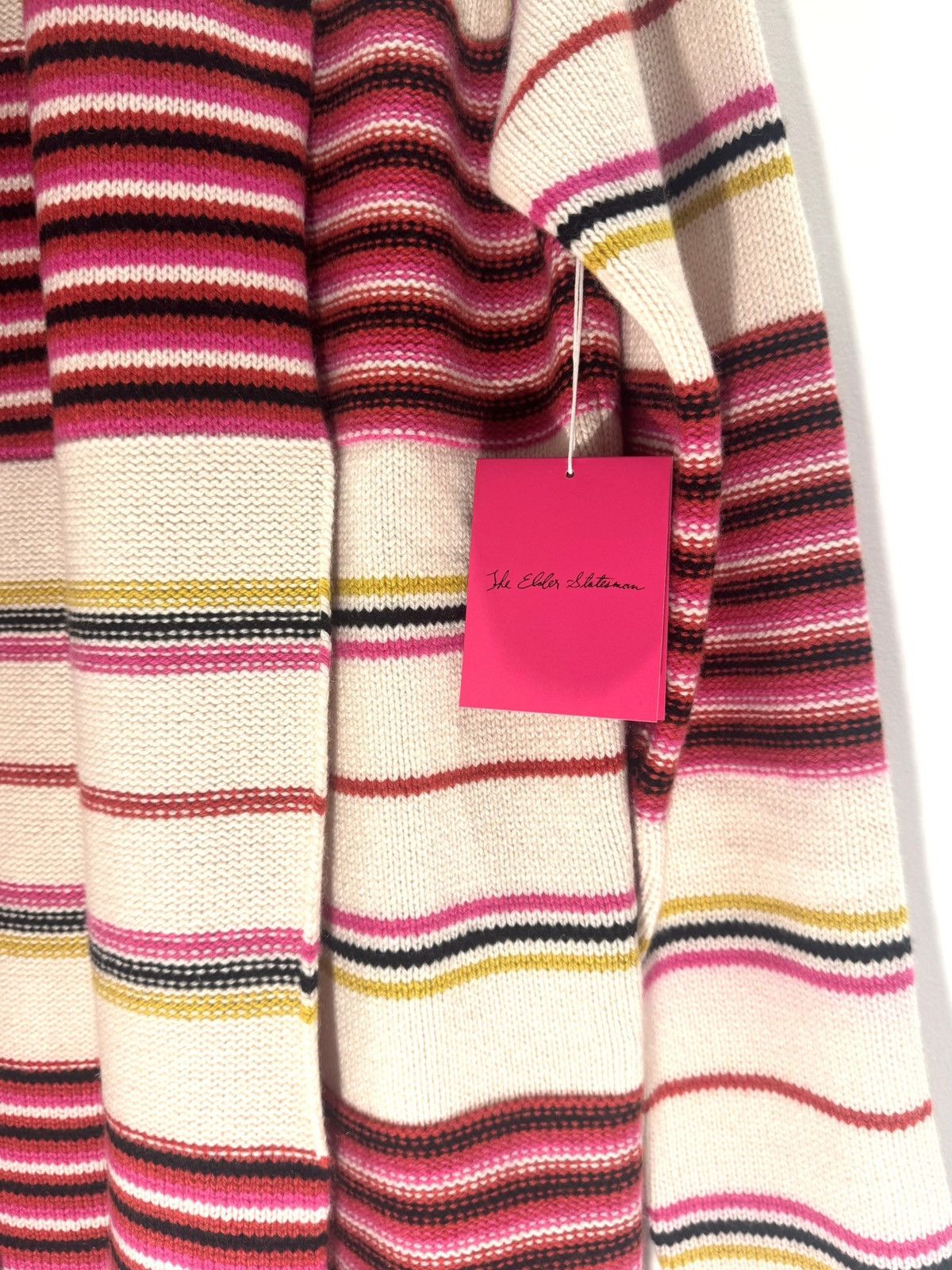 The Elder Statesman REVERSE STRIPE SMOKING JACKET Size US XS / EU 42 / 0 - 4 Thumbnail