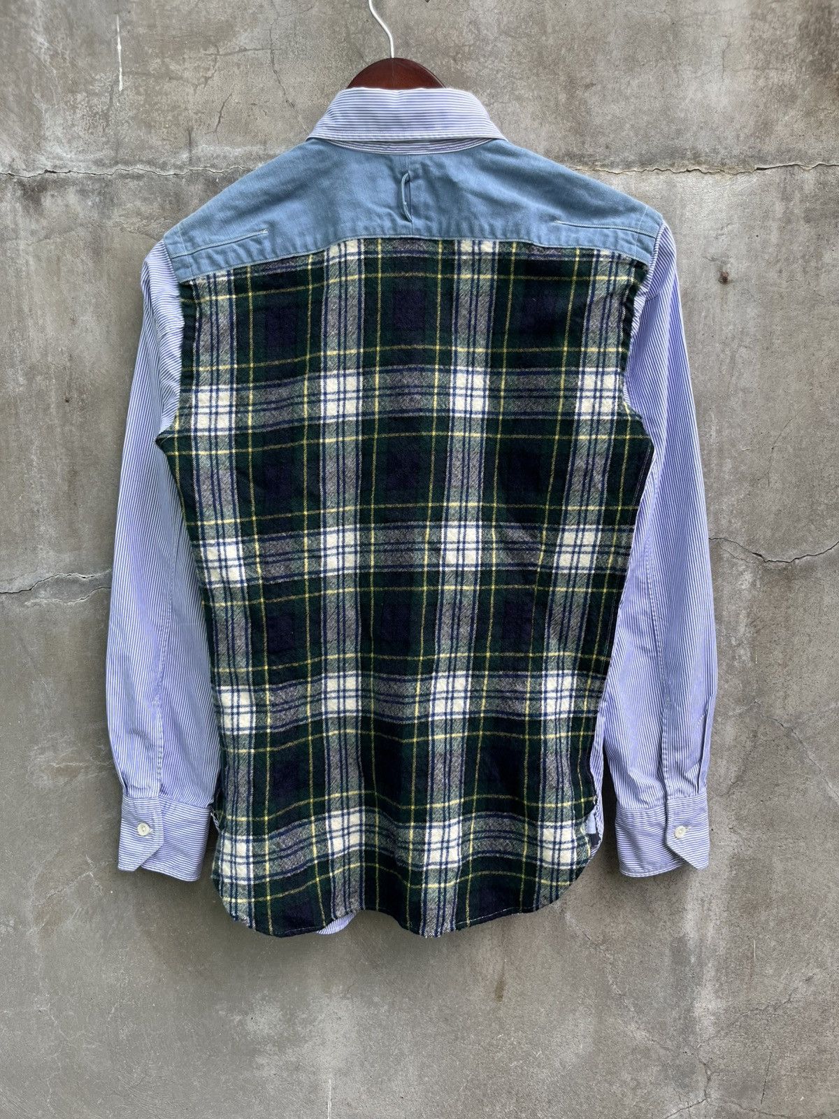 Junya Watanabe AW14 Plaid Wool Patched Button Up Size US XS / EU 42 / 0 - 1 Thumbnail