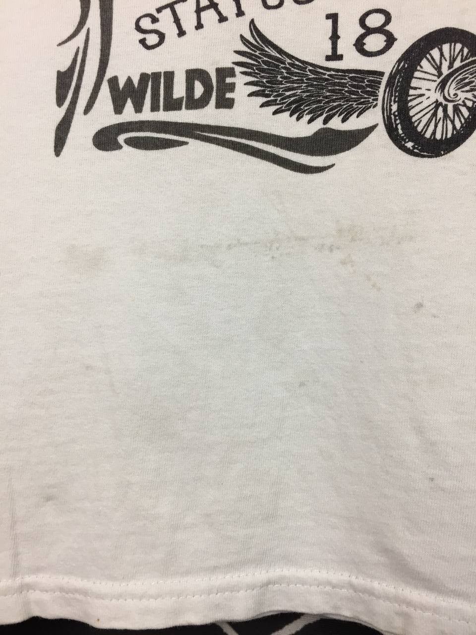 Vintage T-Graphics By Navy Produce Rowdy Bikers MC Raglan Tee Size US M / EU 48-50 / 2 - 6 Thumbnail