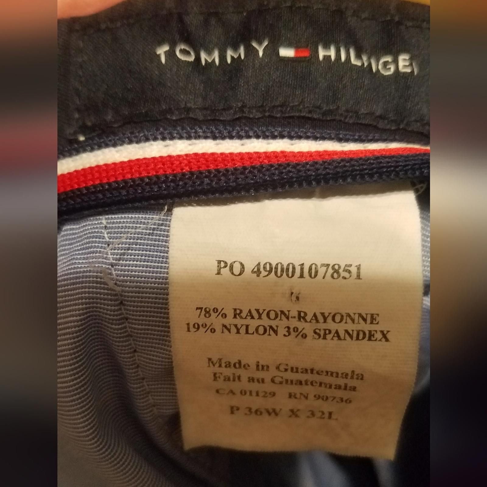 Tommy Hilfiger Tommy Hilfiger Navy Blue Dress Pants 36/32 Size US 36 / EU 52 - 4 Thumbnail
