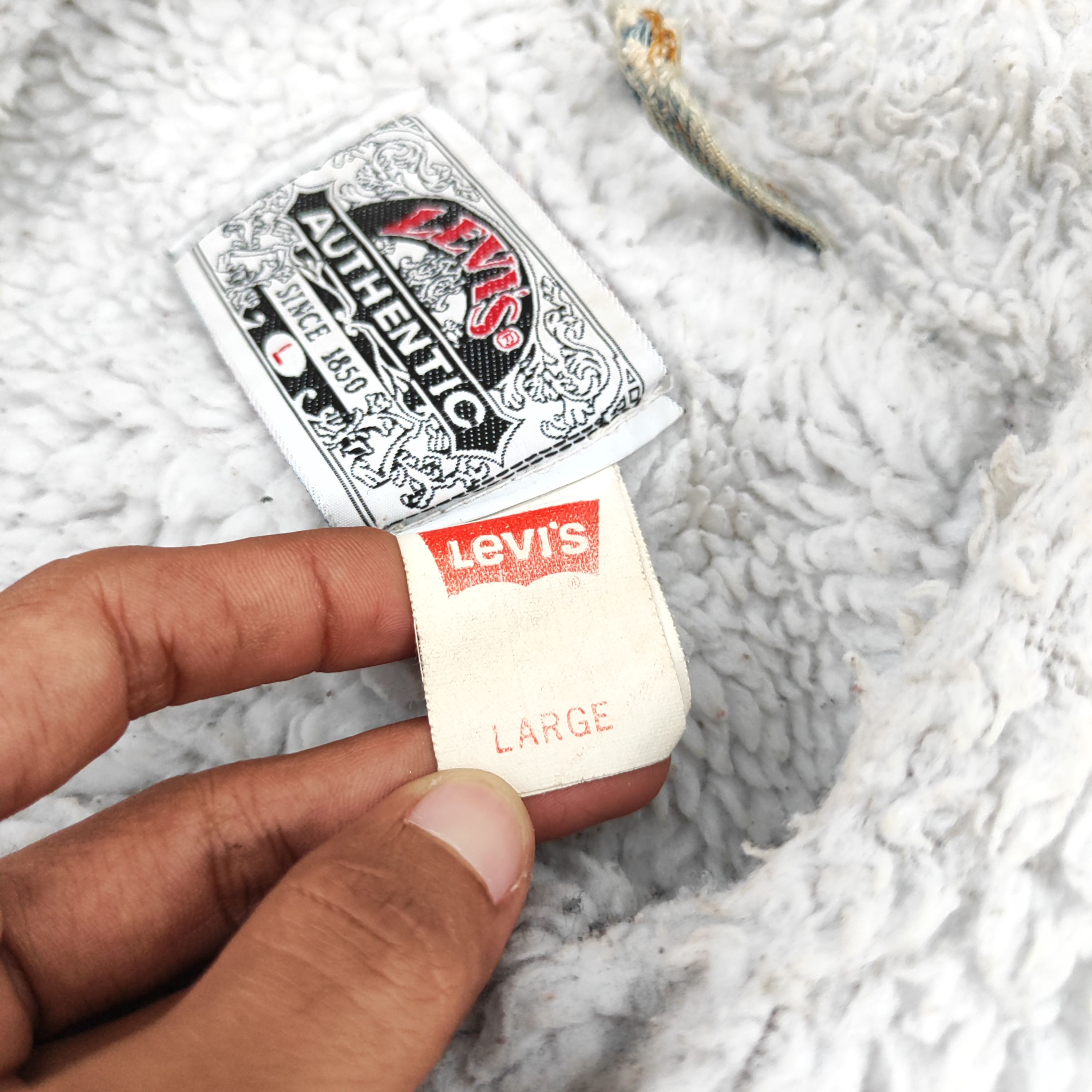 Vintage 90's Levis Sherpa Denim Jacket