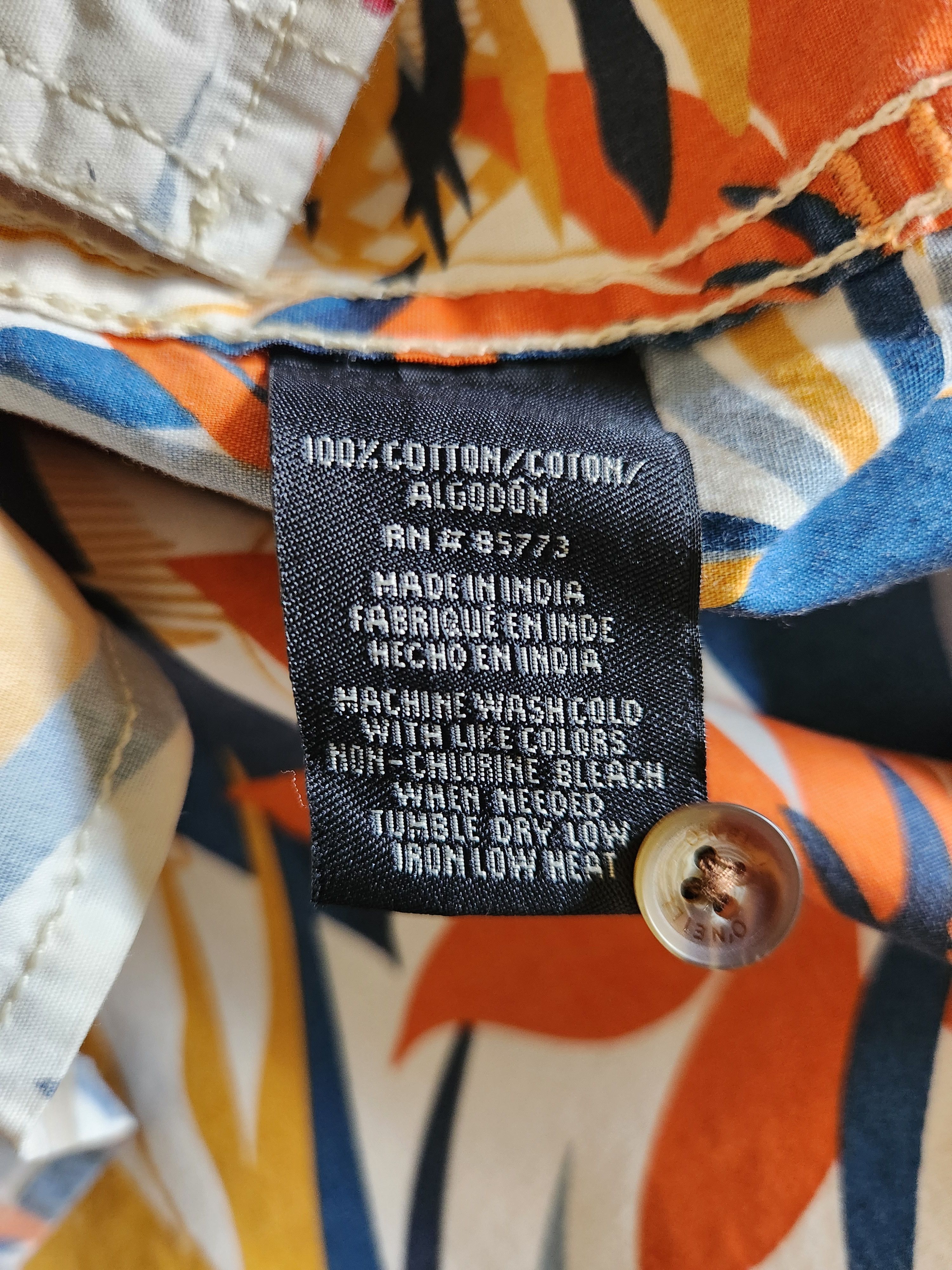 O'Neill 100% Cotton Multi-Colored Tropical Short Sleeve Surf Shirt Size US S / EU 44-46 / 1 - 4 Thumbnail