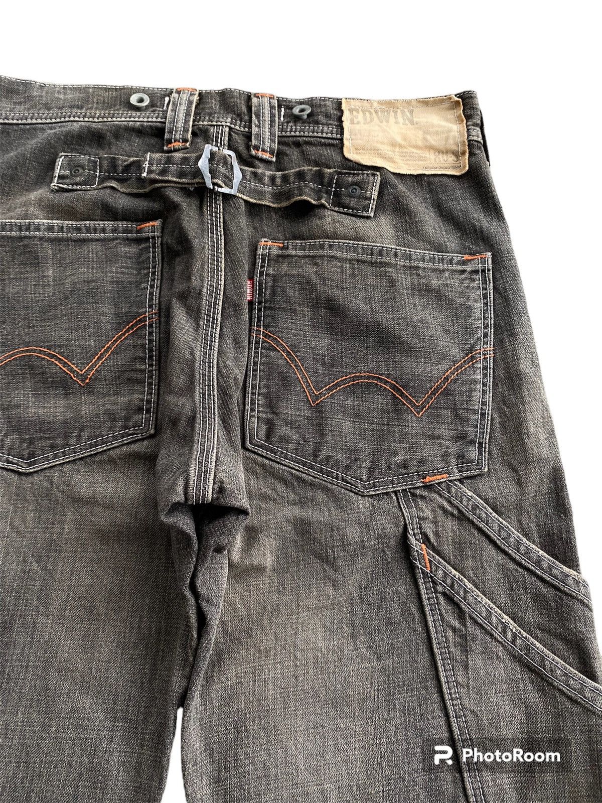 Edwin × Vintage Japan Edwin 405XVS Carpenter Rust Rugged Black Size US 30 / EU 46 - 6 Thumbnail