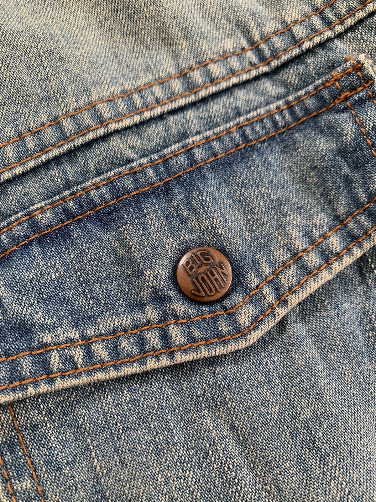 Big John Vtg Big John Denim Zipper Jacket Size US L / EU 52-54 / 3 - 7 Thumbnail