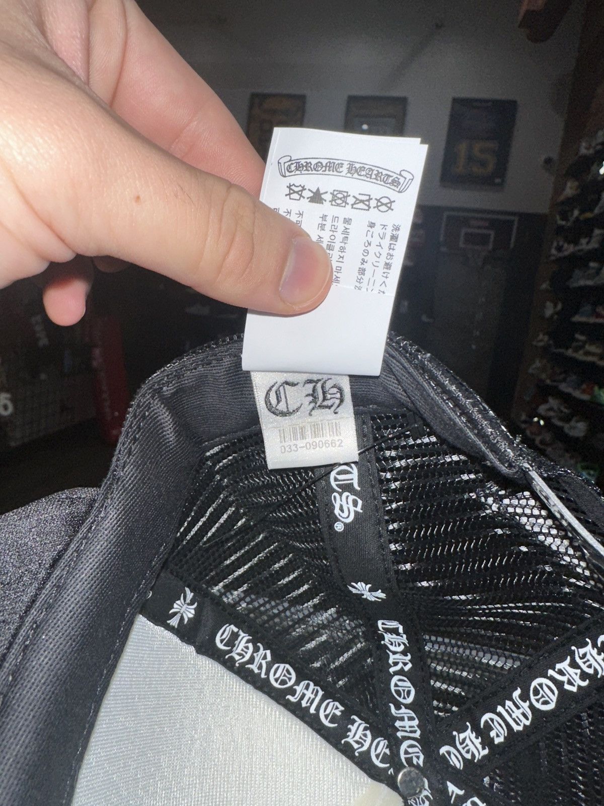 Chrome Hearts Chrome Hearts Eyechart Trucker Hat Size ONE SIZE - 7 Thumbnail