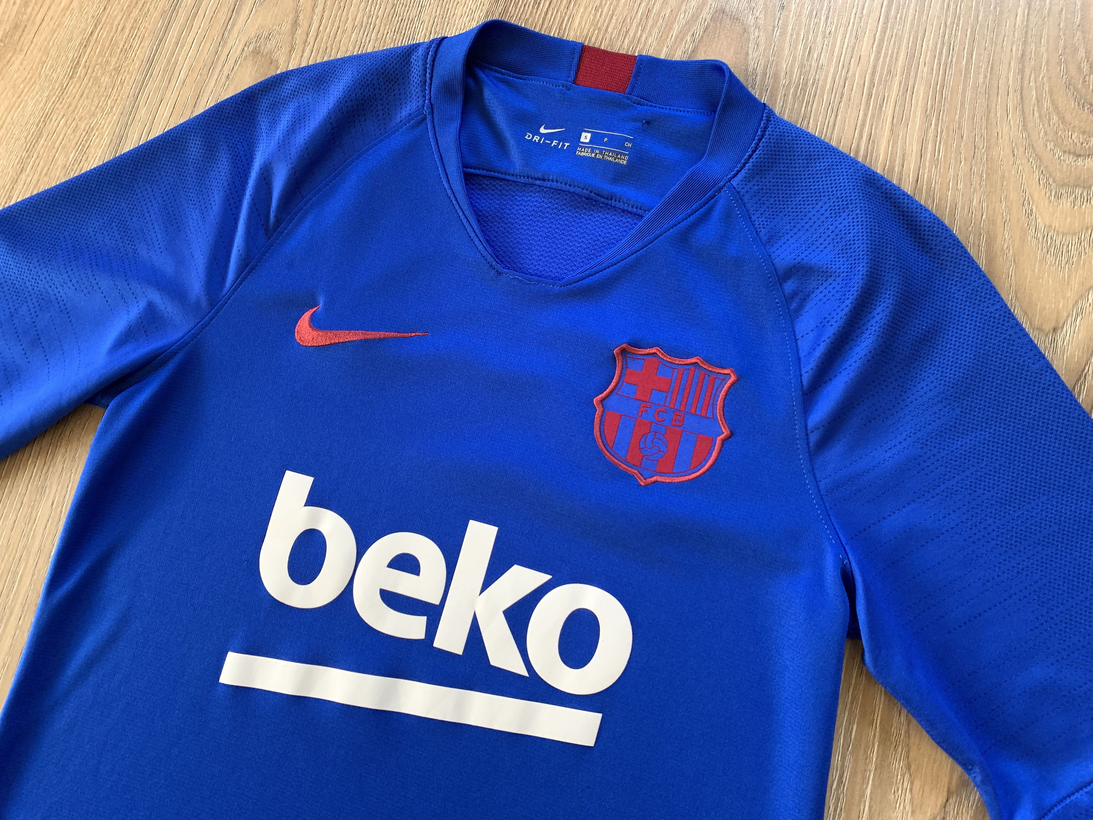 Nike × Vintage Nike Barcelona Nike Training Shirt 2019-2020 Size US S / EU 44-46 / 1 - 4 Thumbnail