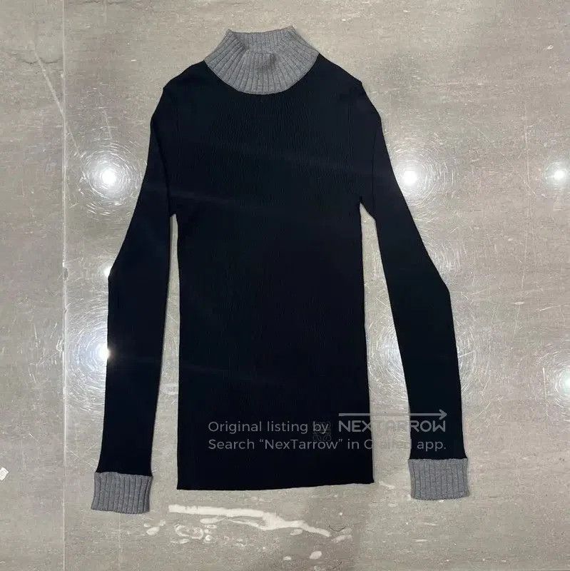Loewe Loewe Black Wool Long Sleeve Knit Top . Size M / US 6-8 / IT 42-44 - 1 Thumbnail