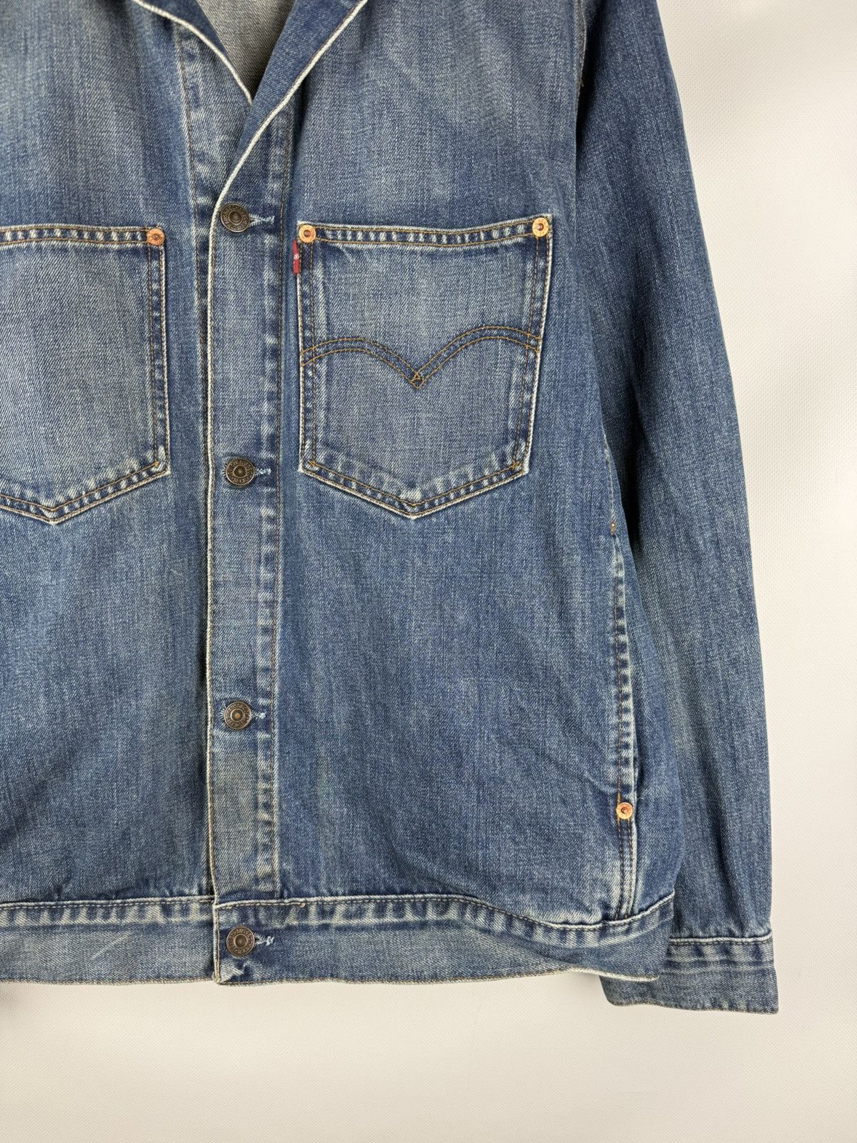 Levi's Levi’s Vintage 70511 Men’s Denim Trucker Jacket Size L Size US L / EU 52-54 / 3 - 6 Thumbnail