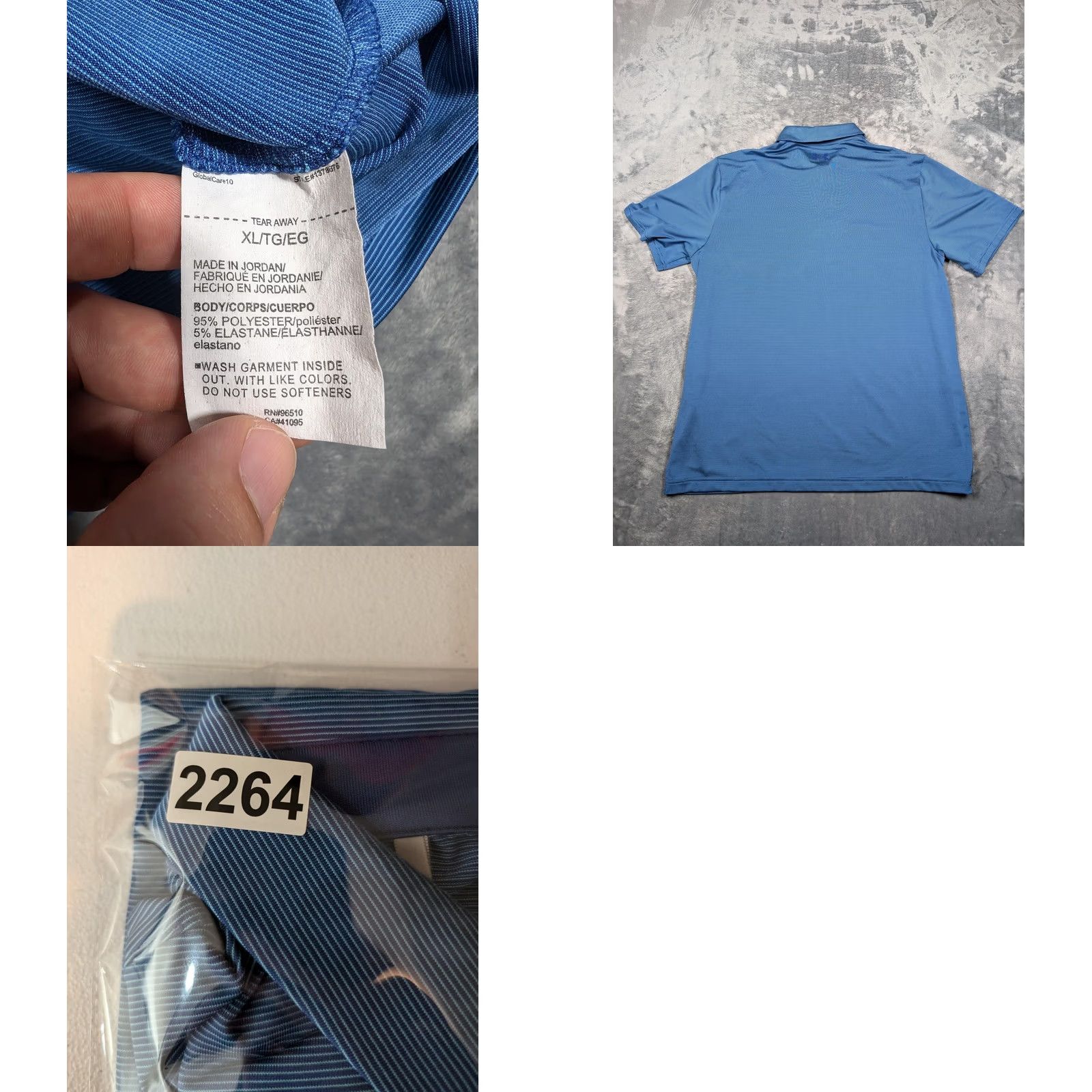Under Armour Under Armour Polo Shirt Mens XL Blue The Playoff Golf Performance Loose Fit Size US XL / EU 56 / 4 - 8 Thumbnail