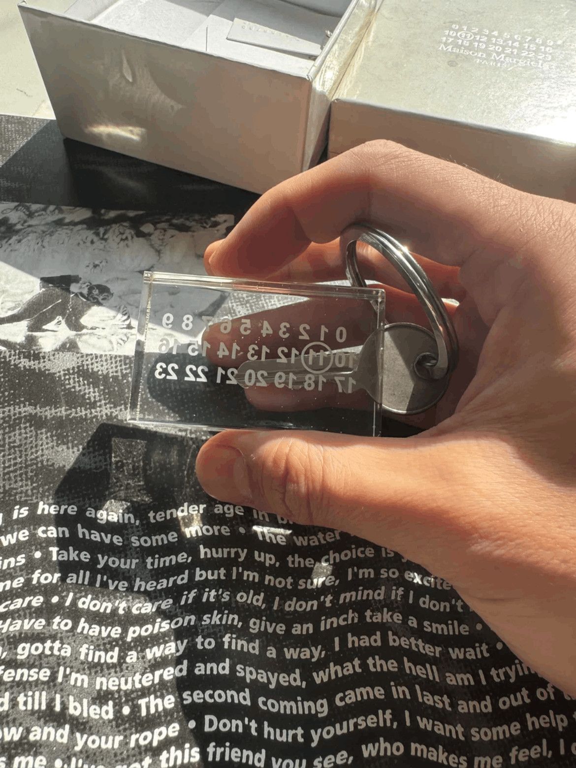 Maison Margiela Maison Margiela Crystal Key Keychain Size ONE SIZE - 5 Thumbnail